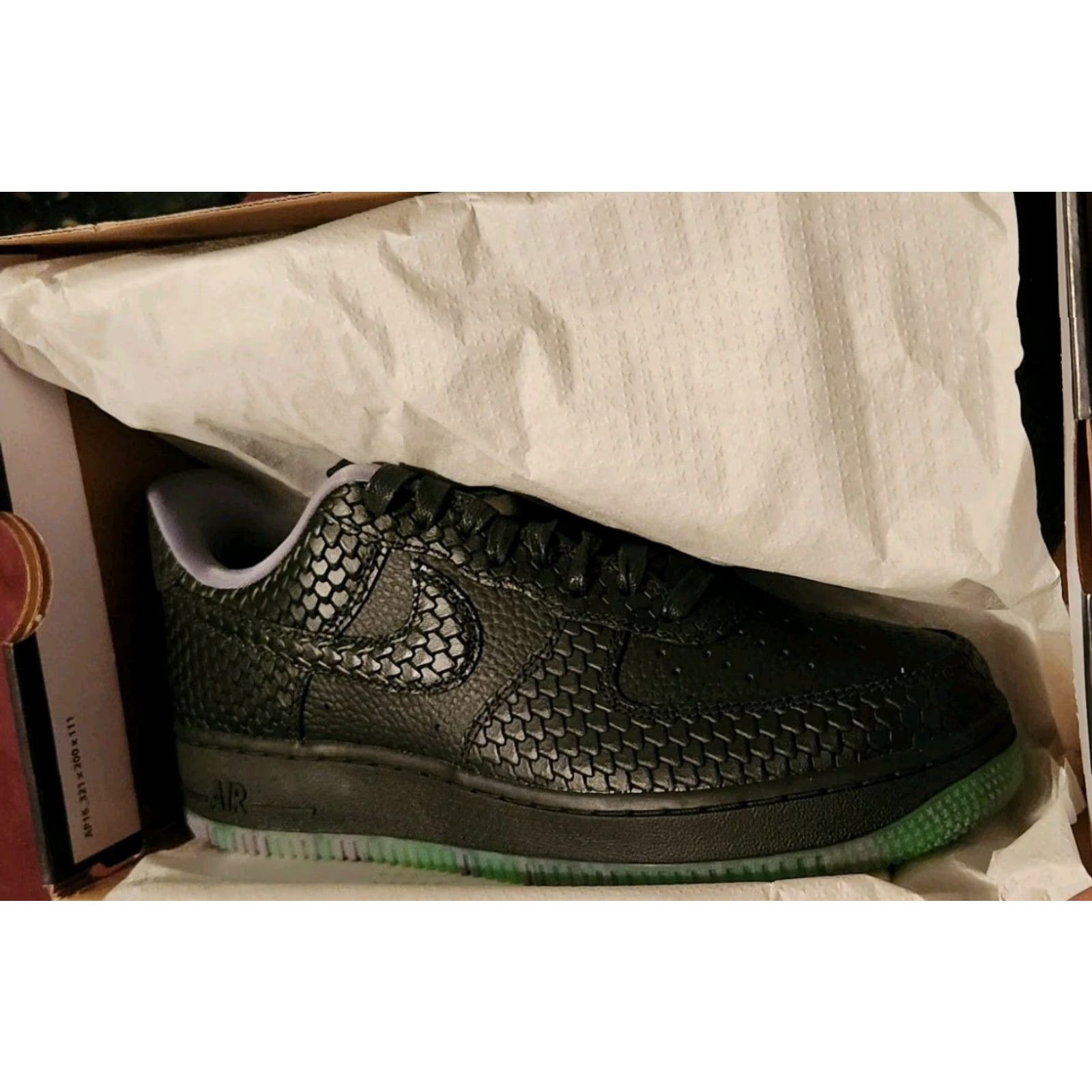 Nike Nike Air Force 1 Low Premium Halloween 2023 Men Black Size 10 Sneaker Size US 10 / EU 43 - 2 Thumbnail