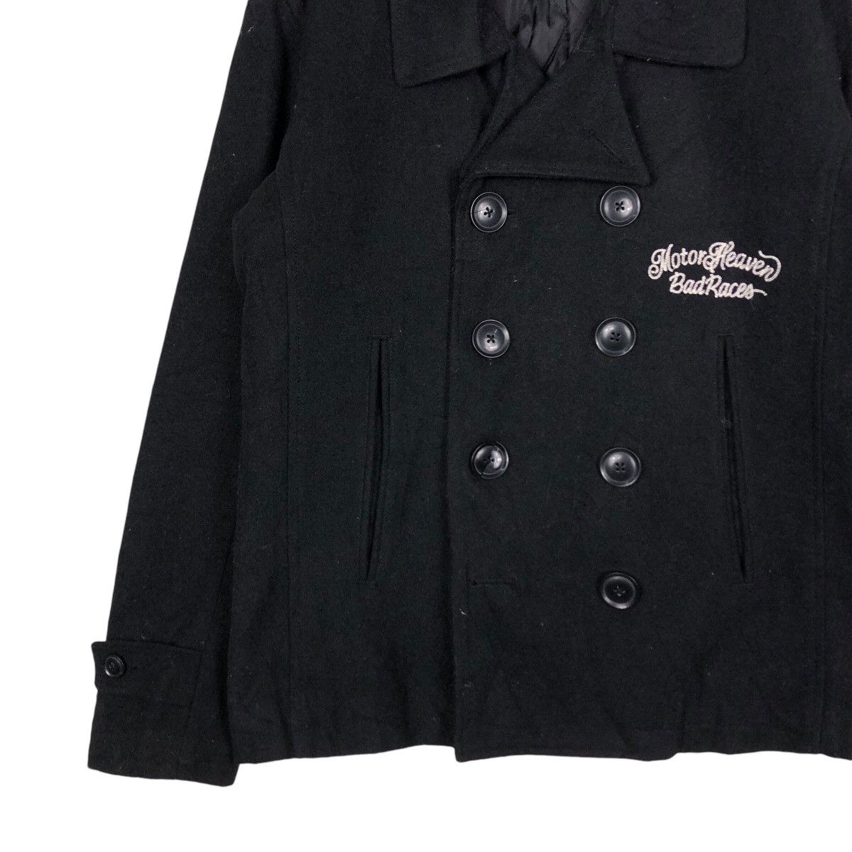 Japanese Brand Double Collar Wool Jacket Punk Design Motor Heaven BadRacer Size US M / EU 48-50 / 2 - 5 Thumbnail