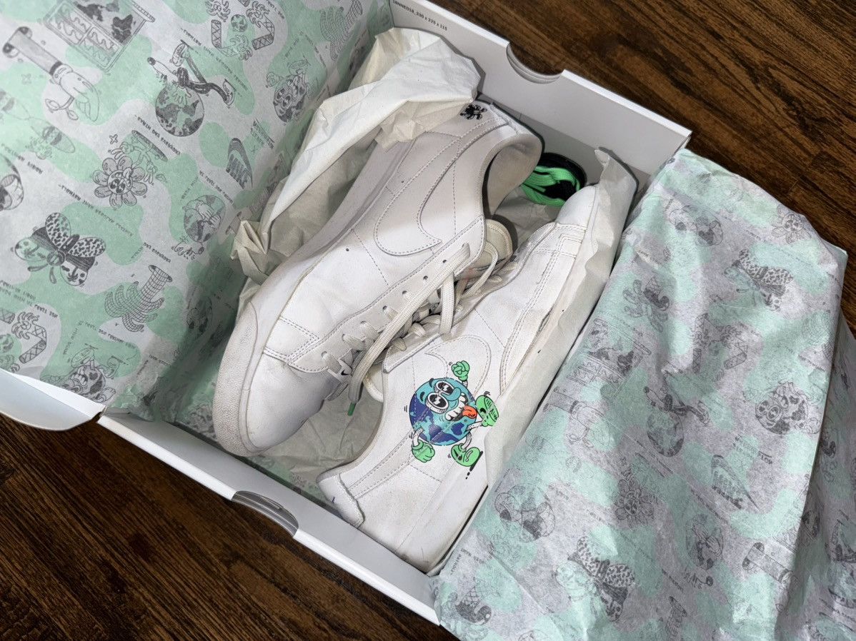 Nike Nike Blazer Flyleather QS Steve Harrington Earth Day 2019 Size US 11 / EU 44 - 5 Thumbnail