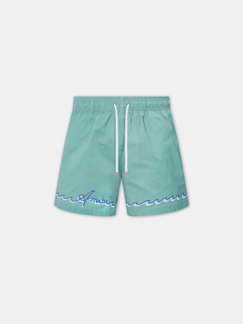 o1gr1nt0426 Wave Swim Trunk in Sea Blue