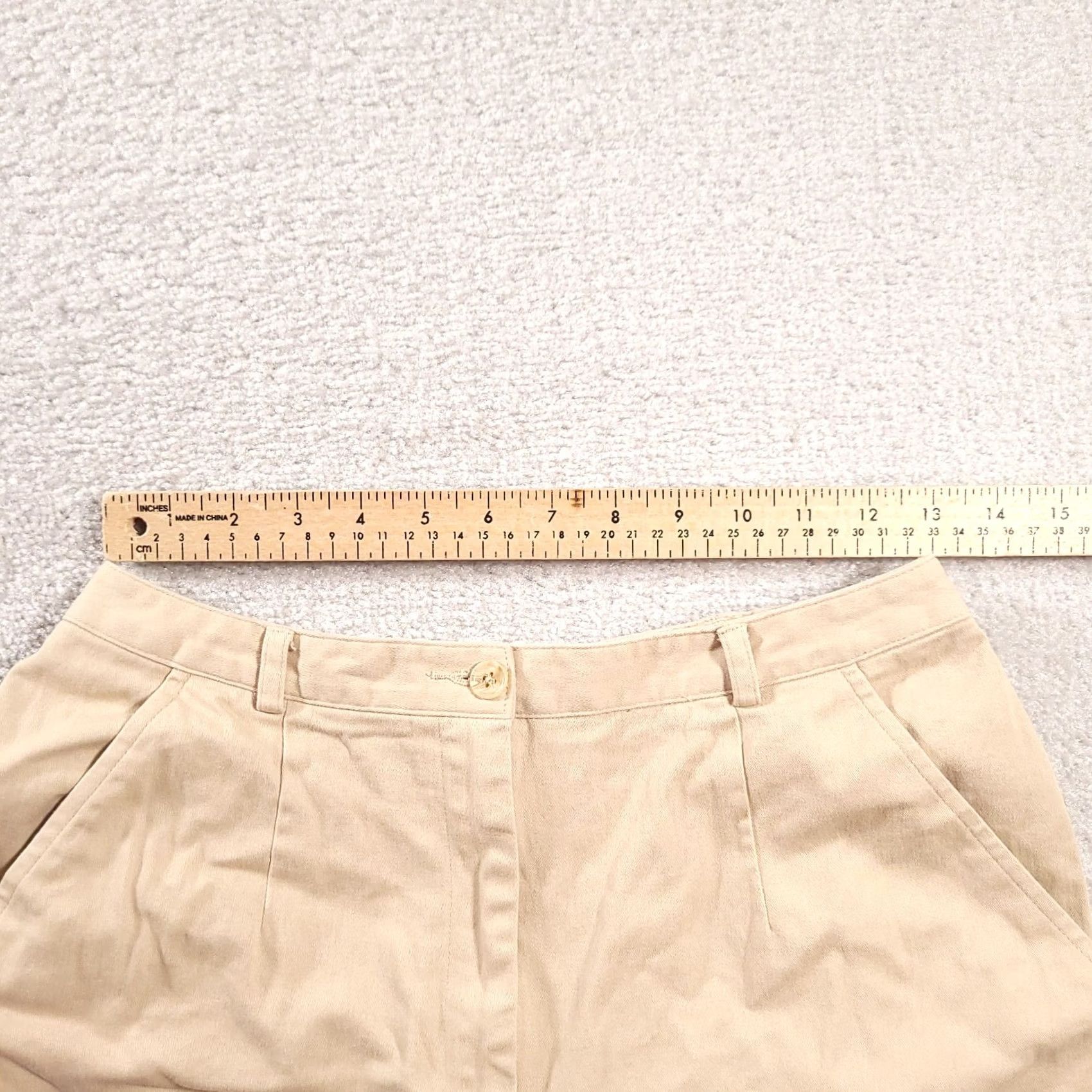 Coldwater Creek Coldwater Creek Womens Dress Pants Sz 10 Tan Career Elastic Waist Size 32" / US 10 / IT 46 - 3 Thumbnail