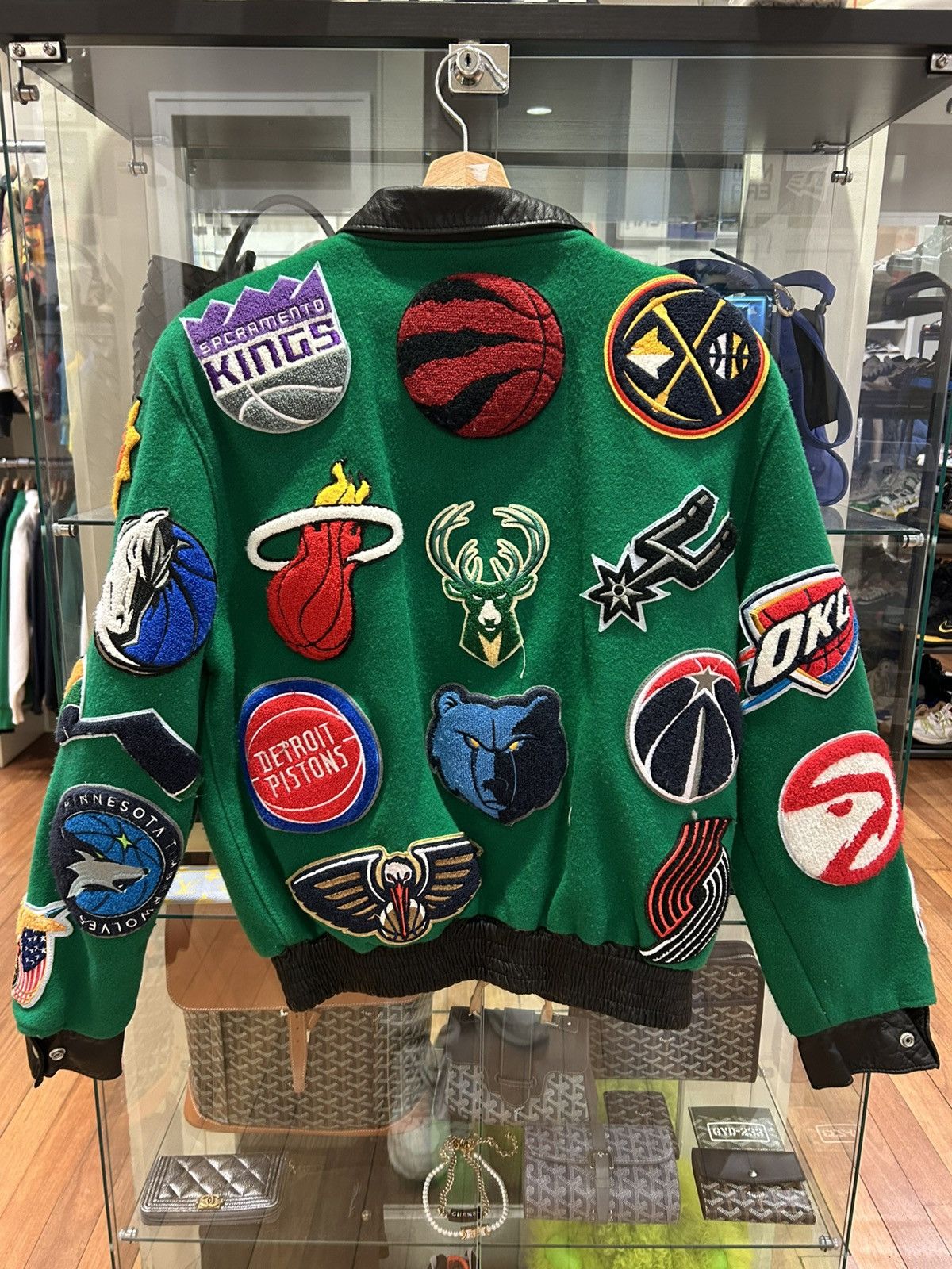 Jeff Hamilton Jeff Hamilton NBA Collage Wool Jacket Size US M / EU 48-50 / 2 - 2 Thumbnail