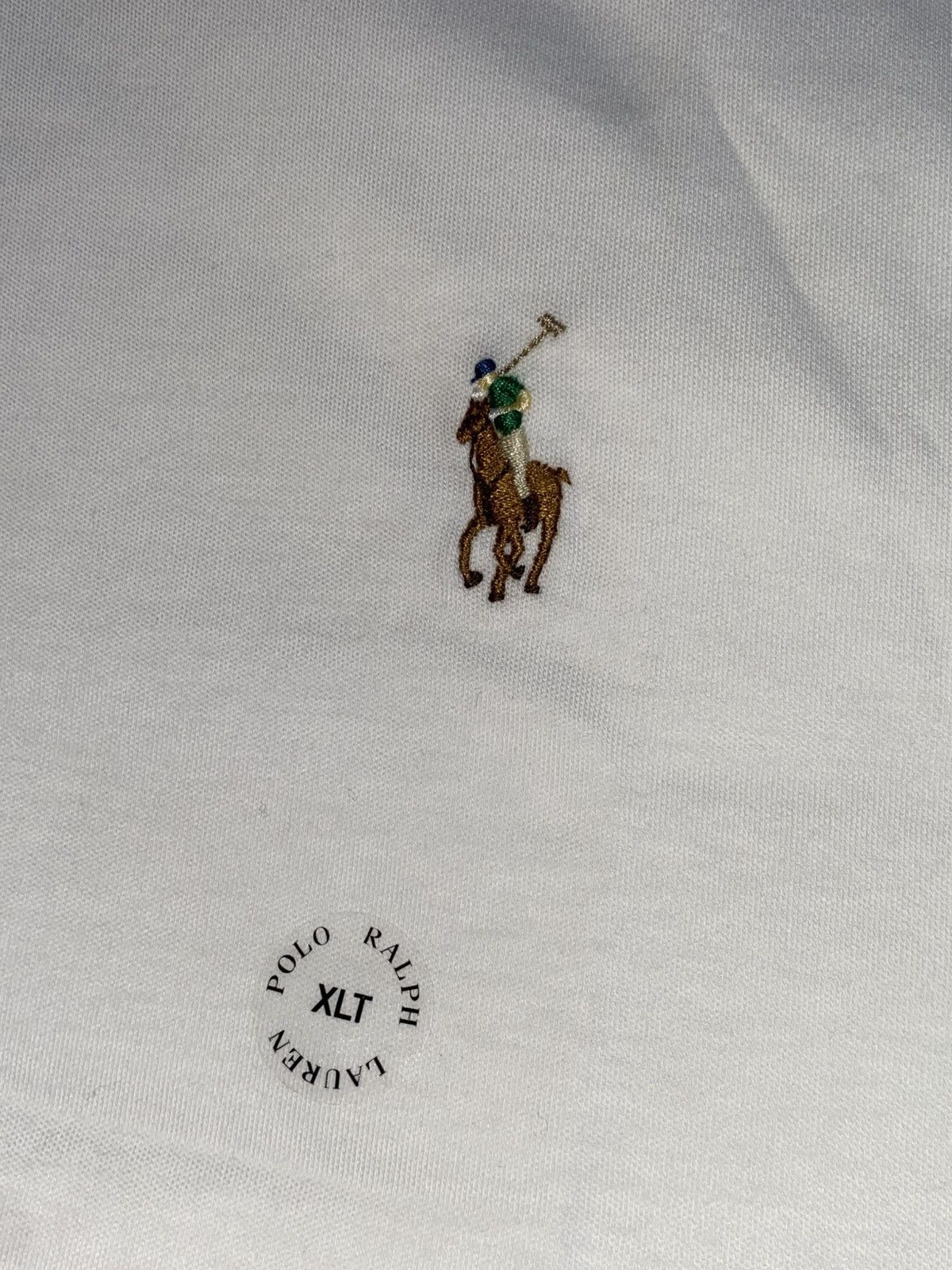 Polo Ralph Lauren White Polo Ralph Lauren Short-Sleeve Size US XL / EU 56 / 4 - 4 Thumbnail
