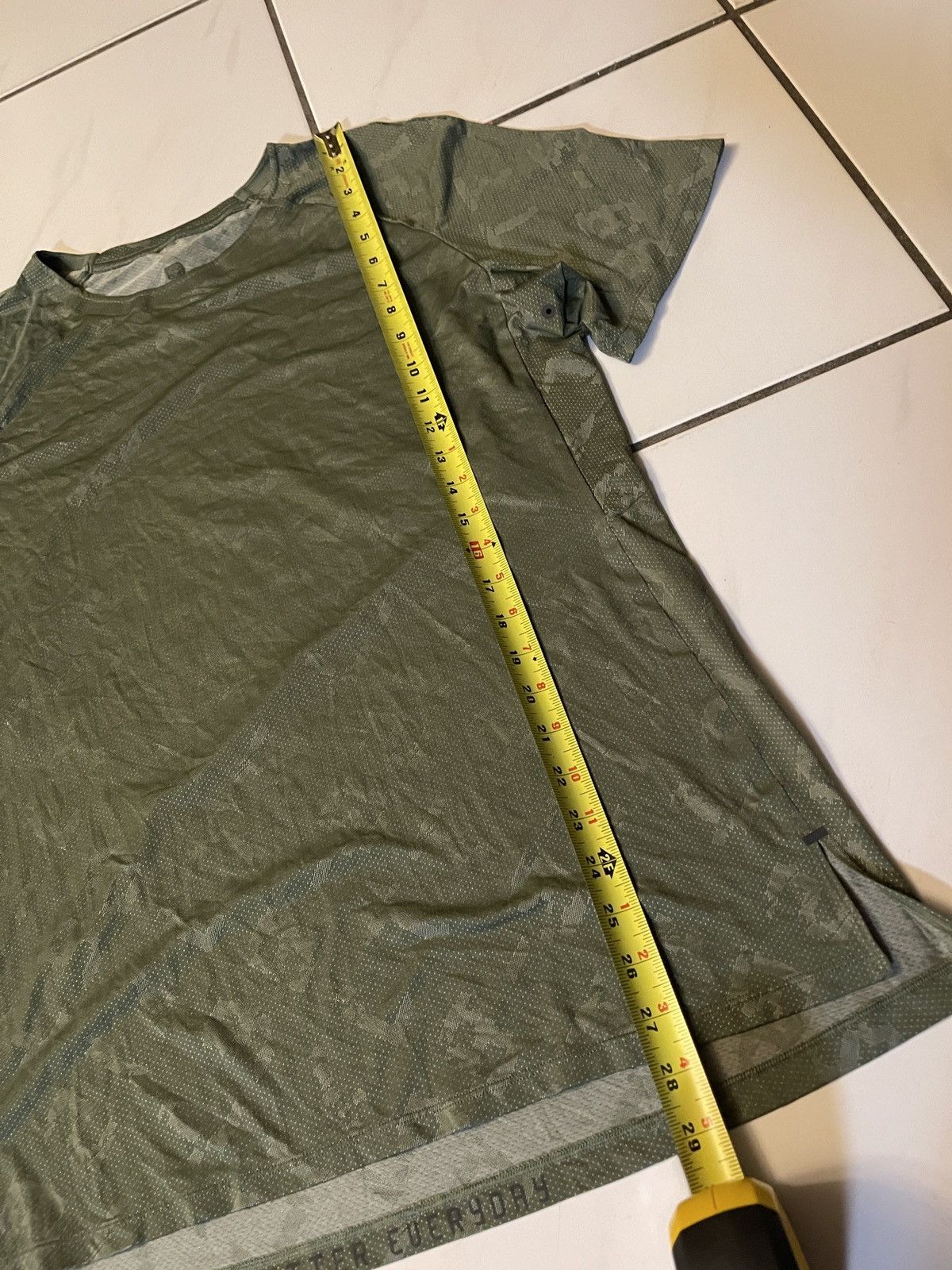 Lululemon Lululemon Textured Training Shirt KLEA Men's Large Green Size US L / EU 52-54 / 3 - 4 Thumbnail