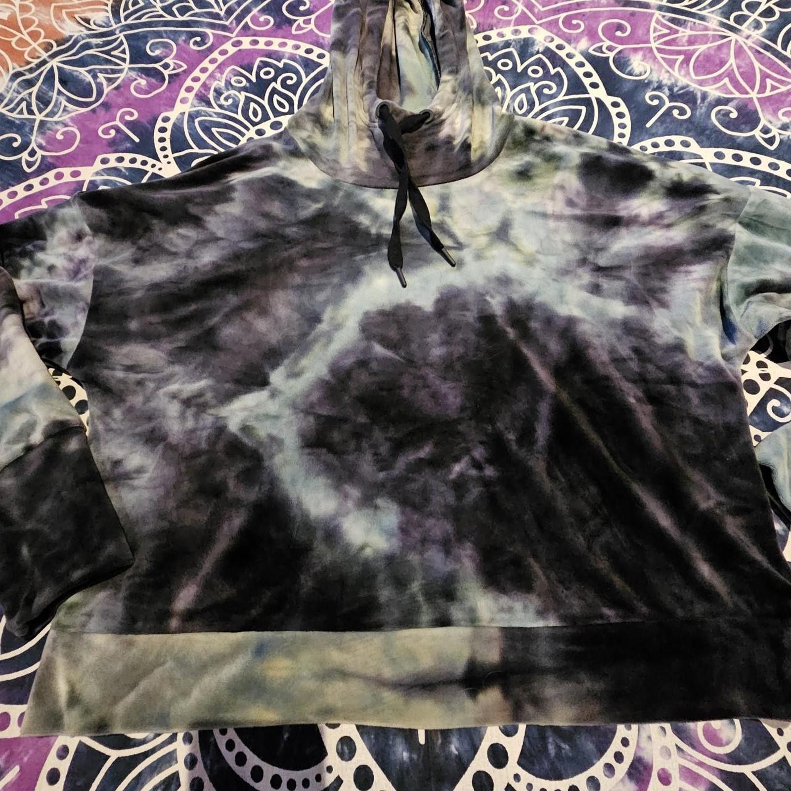Designer Women's Tie-Dye Cozie by Pink Rose Sweatshirt Size M / US 6-8 / IT 42-44 - 2 Thumbnail
