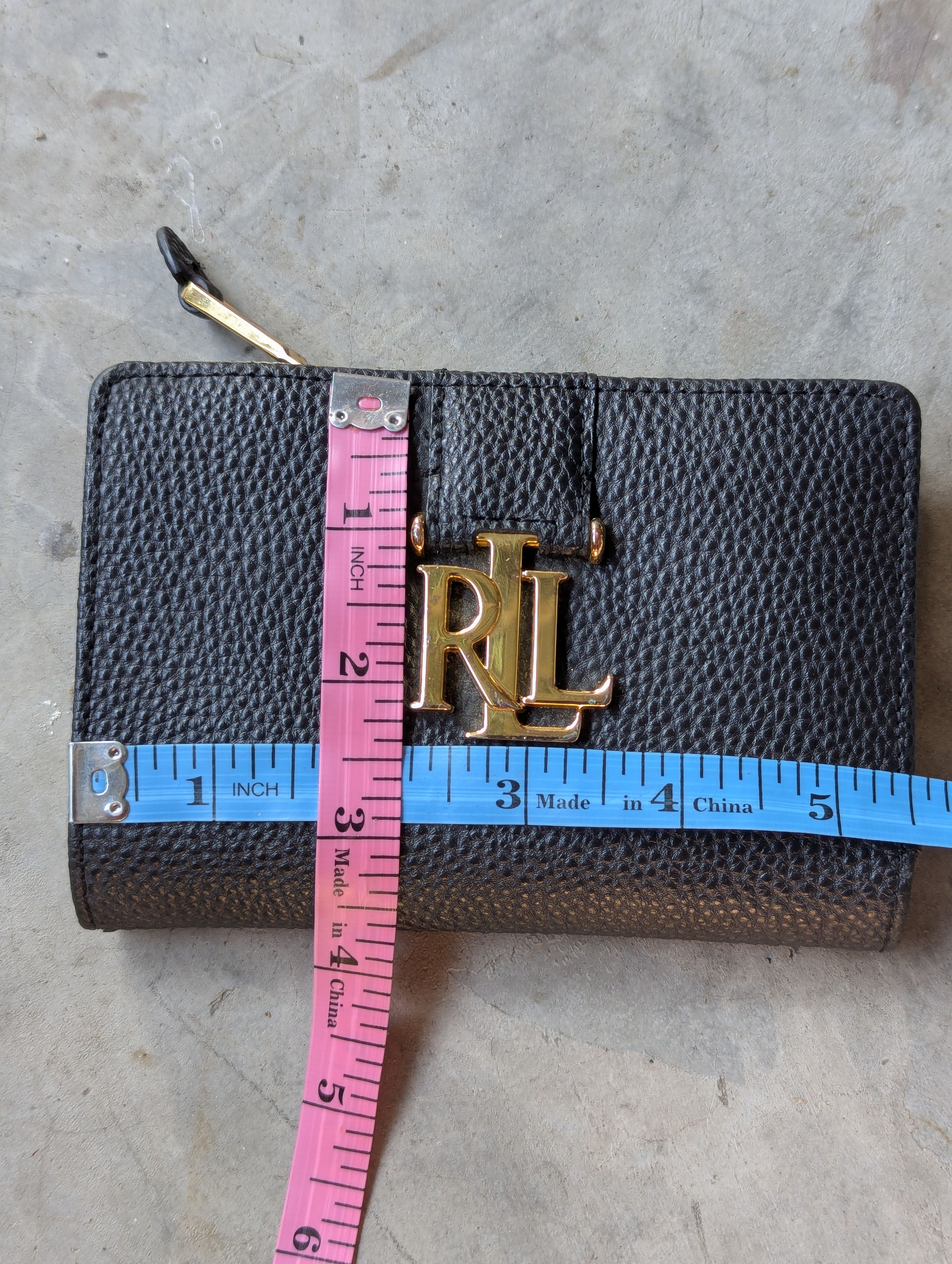 Lauren Ralph Lauren Lauren Ralph Lauren Black Leather Wallet Size ONE SIZE - 12 Thumbnail
