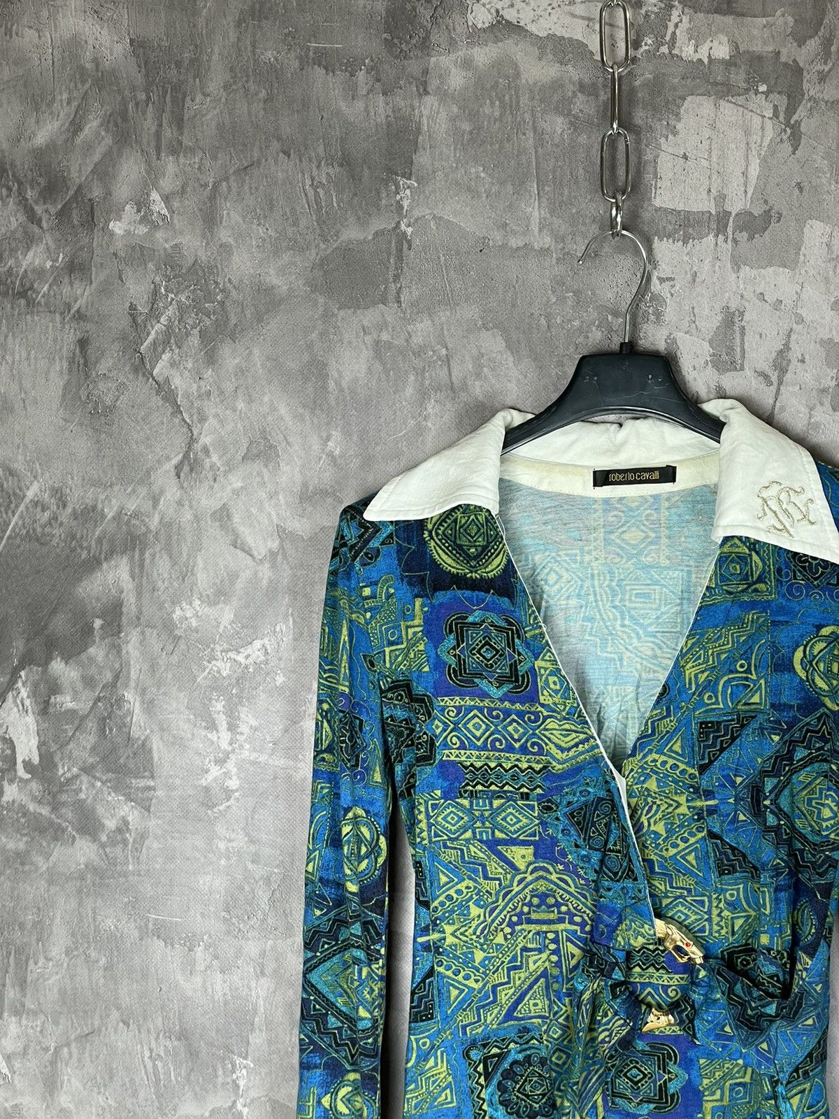 Roberto Cavalli Roberto Cavalli JPG Style Multicolour Long sleeve shirt Y2K Size M / US 6-8 / IT 42-44 - 4 Thumbnail