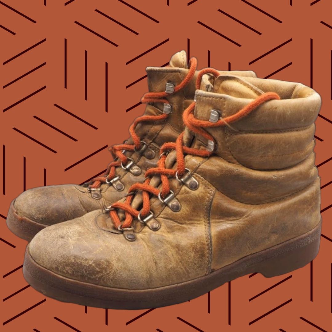 J Brand VINTAGE Ratty Italian Leather Hiking Boots Size 7.5 Boots Mens Size US 8 / EU 41 - 1 Thumbnail