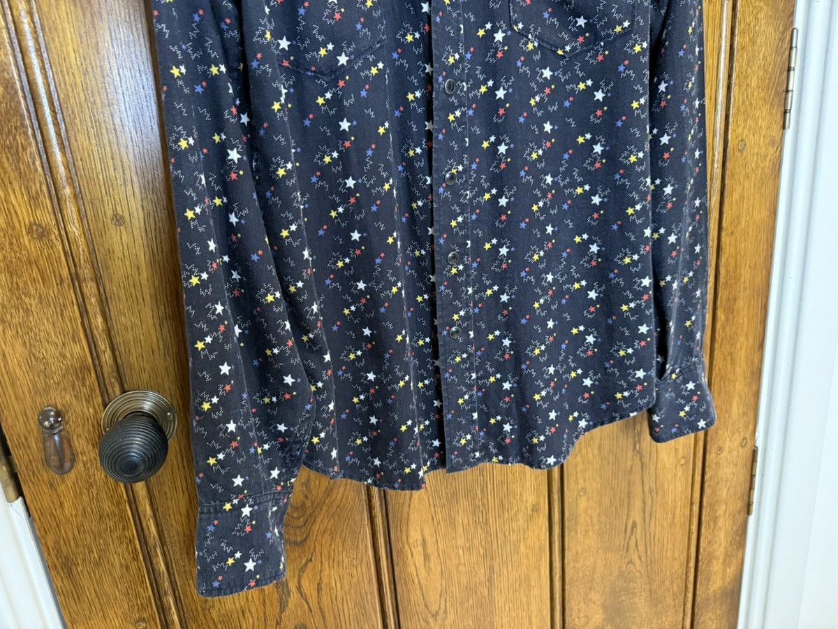 Saint Laurent Paris Saint Laurent star print western black shirt Size US M / EU 48-50 / 2 - 12 Thumbnail