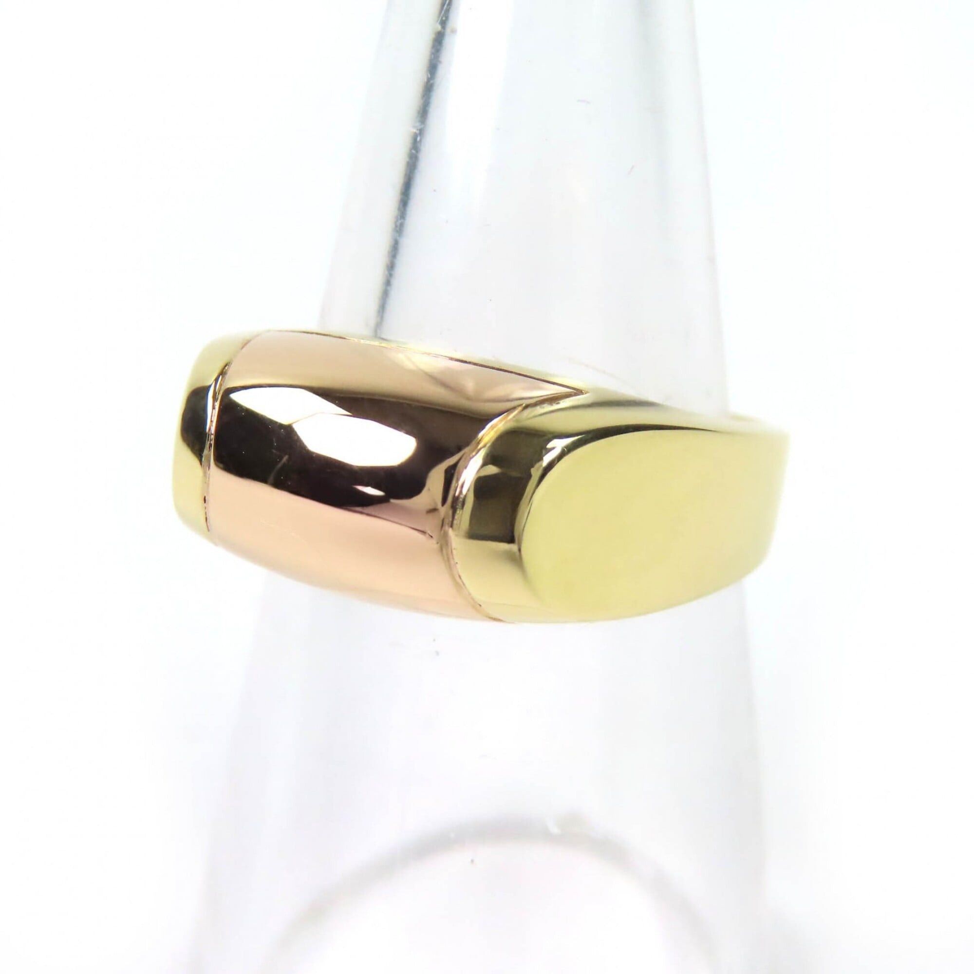 Bvlgari BVLGARI Tronchetto Ring, 750 (PG) Gold, Weight 8.9g, Women's, Highly Recommended ◎ Size ONE SIZE - 1 Thumbnail