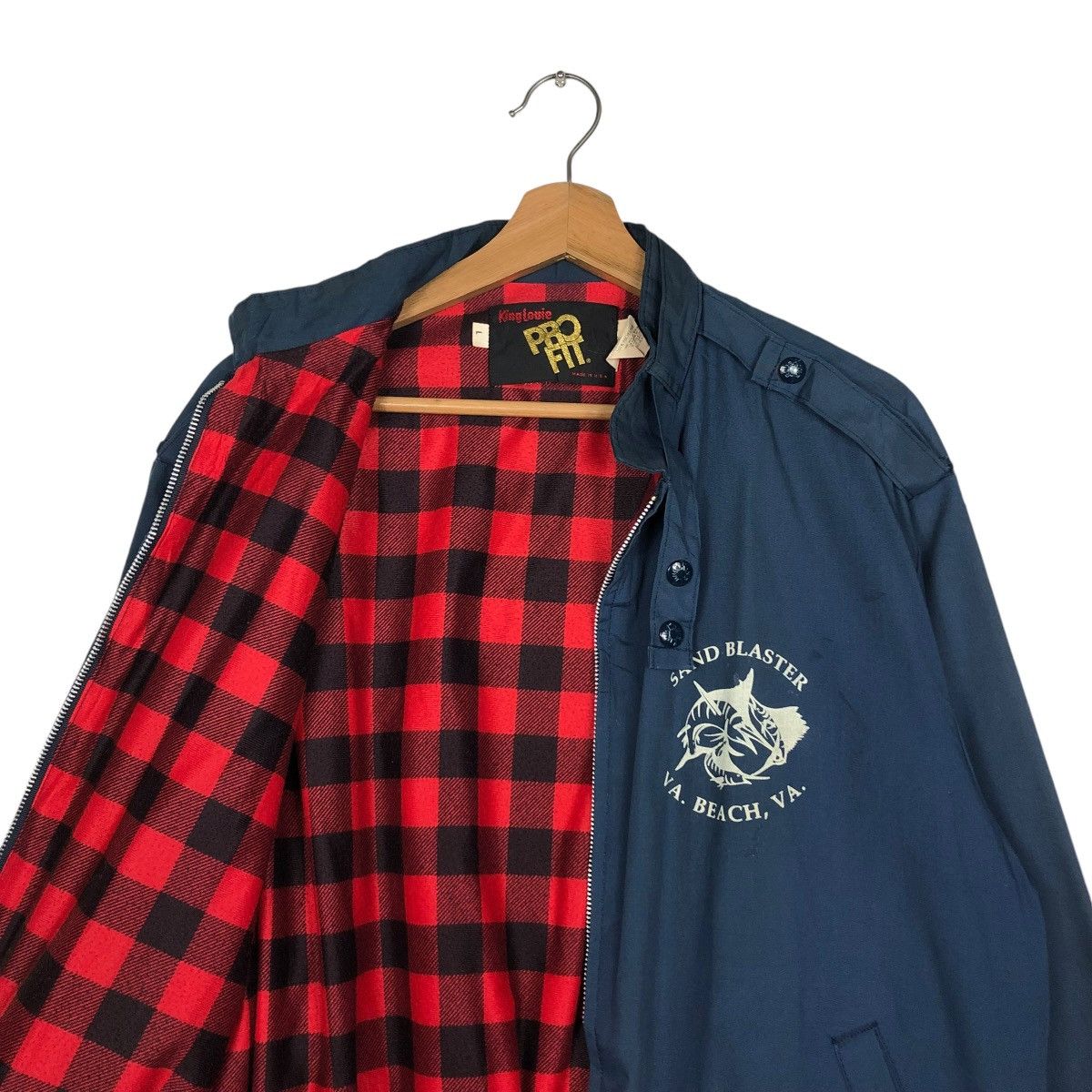 Toyo Enterprises 🔥VINTAGE BOMBER JACKET PARACHUTE BLANKET SAND BLASTER USA Size US L / EU 52-54 / 3 - 11 Thumbnail