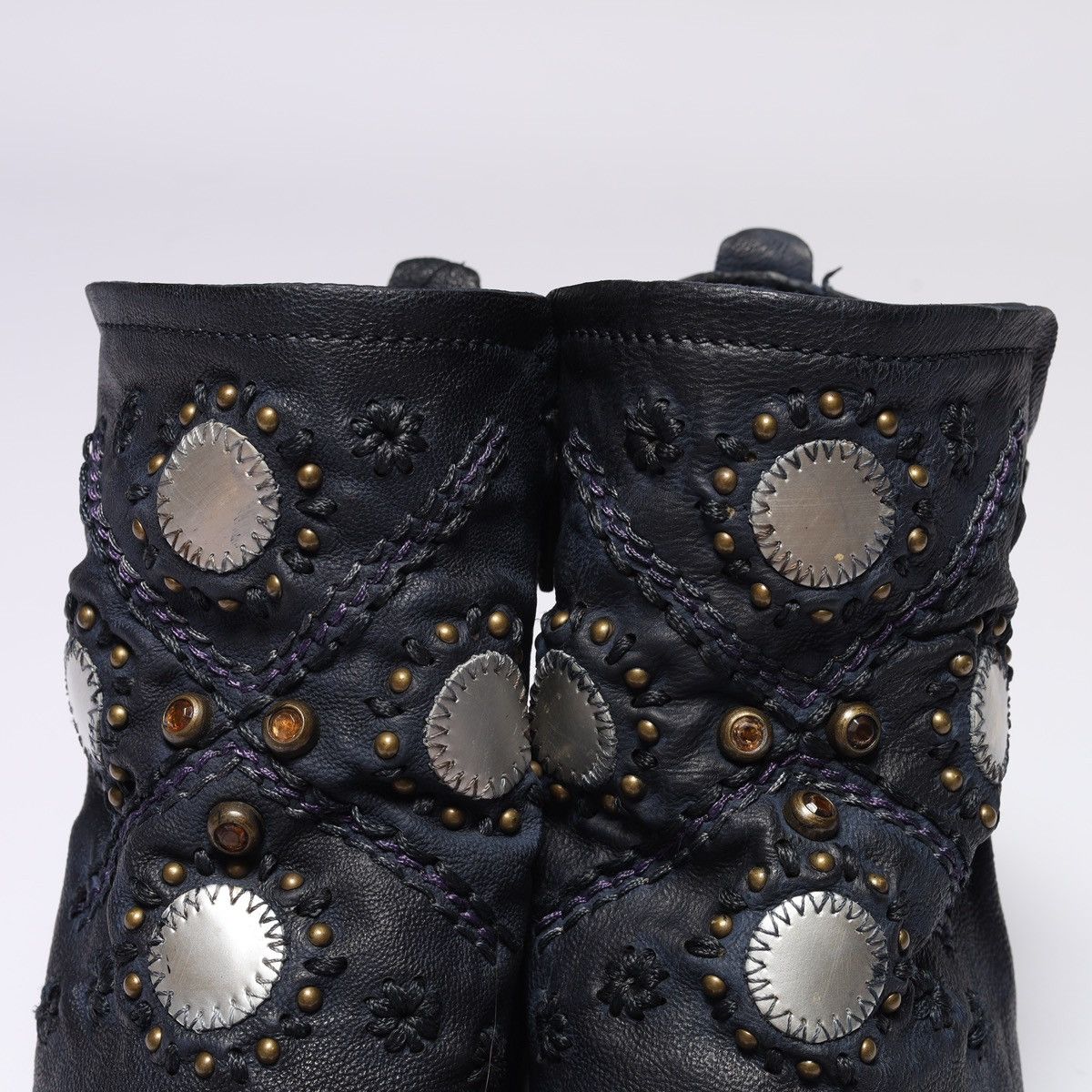 A.S.98 Airstep Navy Ankle Boots Leather as98 Shoes
