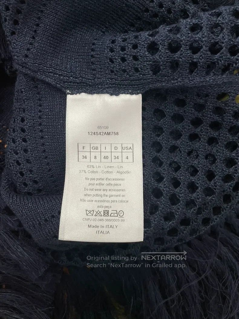 Dior Dior Blue hollow tassel long sleeves Size XS / US 0-2 / IT 36-38 - 5 Thumbnail