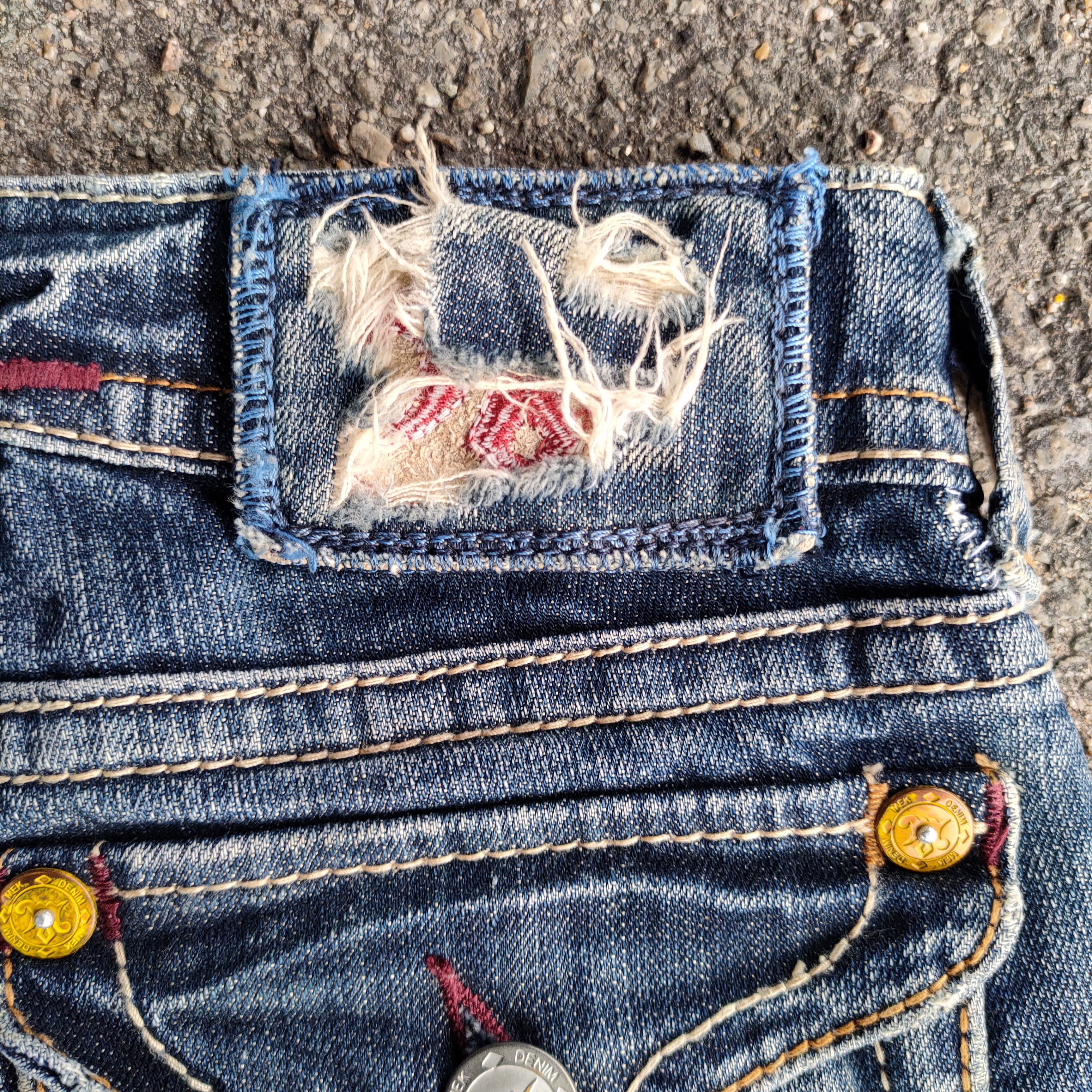 Mek Denim FLARE VINTAGE MEK DENIM JEANS DENIM PANTS Size US 27 - 12 Thumbnail