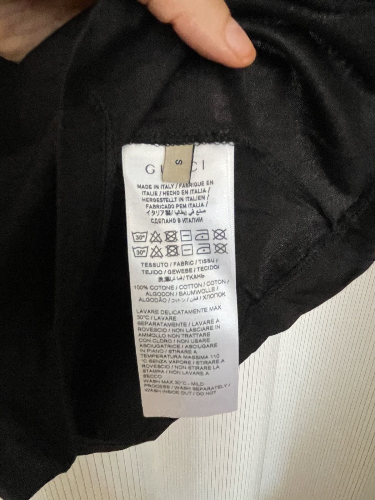 Gucci Gucci Black Square G Rhinestone-Embellished T- Shirt 🖤 Size S / US 4 / IT 40 - 9 Thumbnail