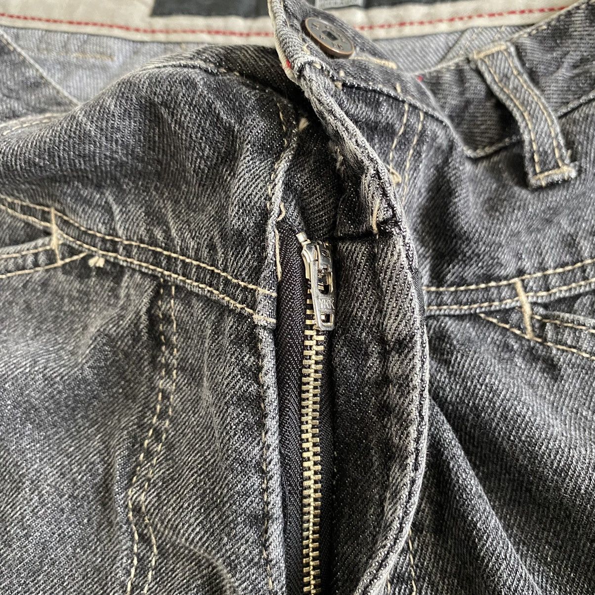 Marithe + Francois Girbaud 2000’s MFG Relaxed Fit Ash Grey Work Denim Jeans Size US 32 / EU 48 - 10 Thumbnail