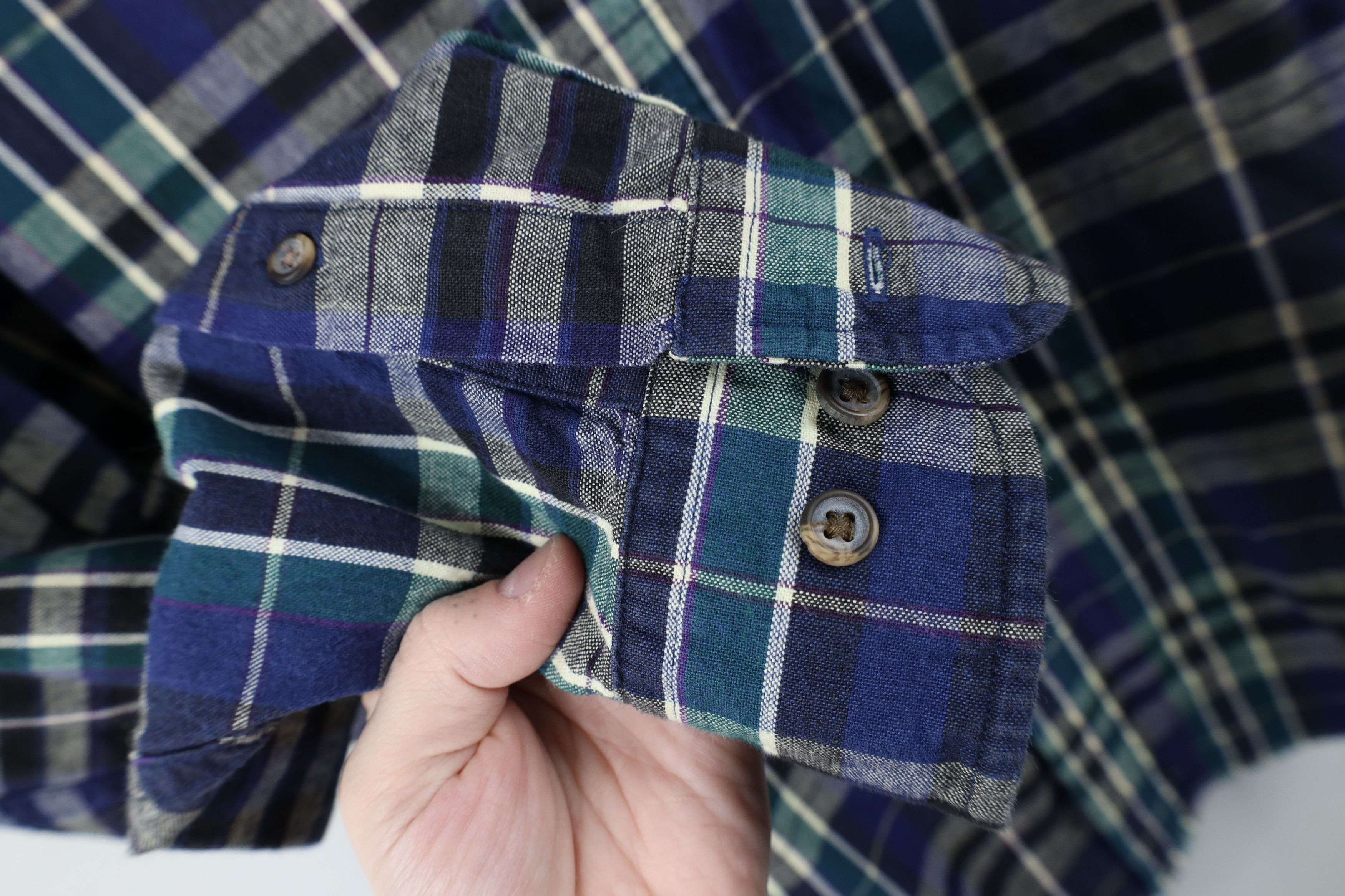 Vintage Vintage 90s Streetwear Oxford Collared Button Down Shirt Size US L / EU 52-54 / 3 - 4 Thumbnail