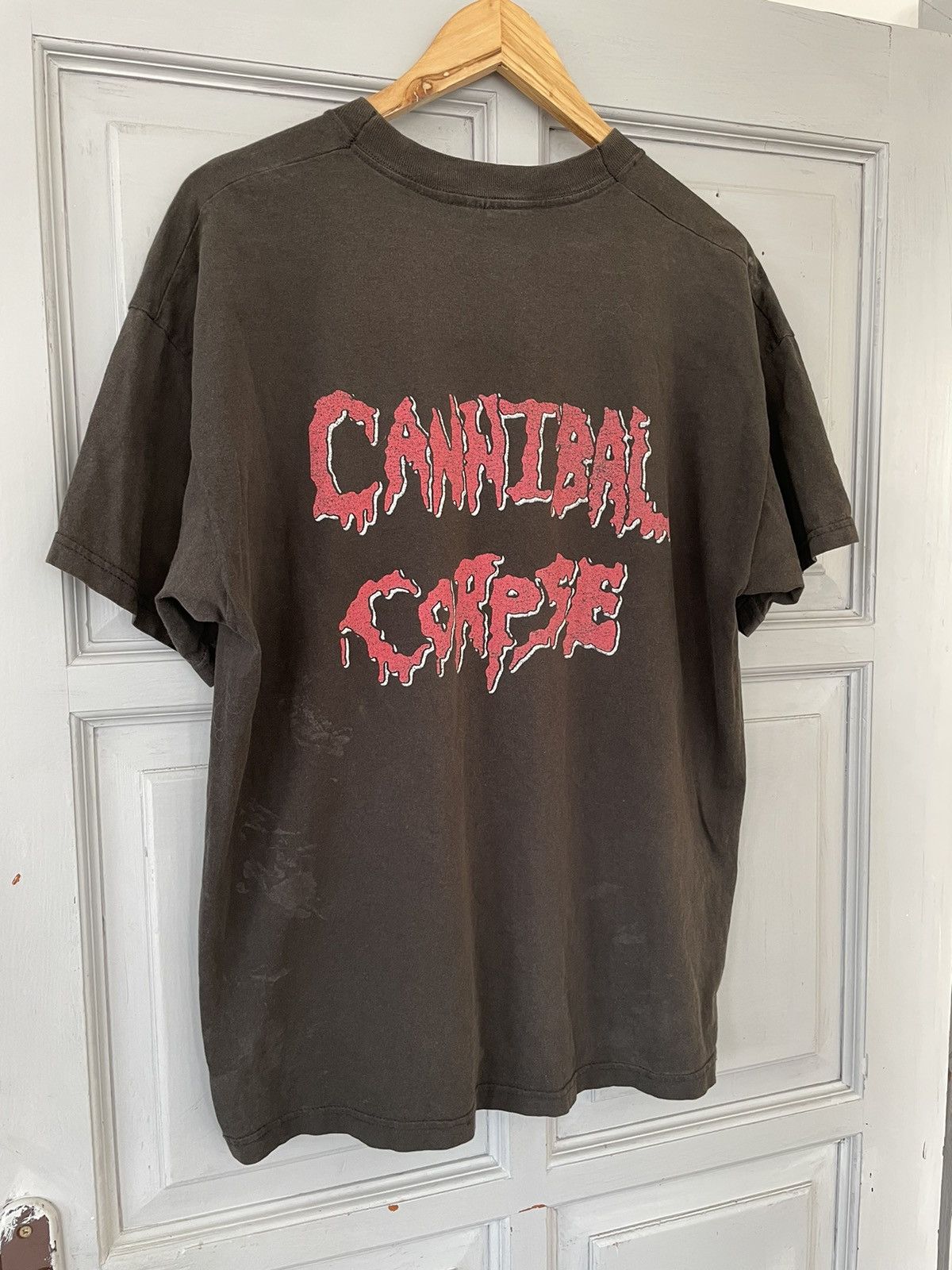 Band Tees × Vintage 🔥RARE🔥 Vintage Cannibal Corpse Tee Faded Size US L / EU 52-54 / 3 - 6 Thumbnail