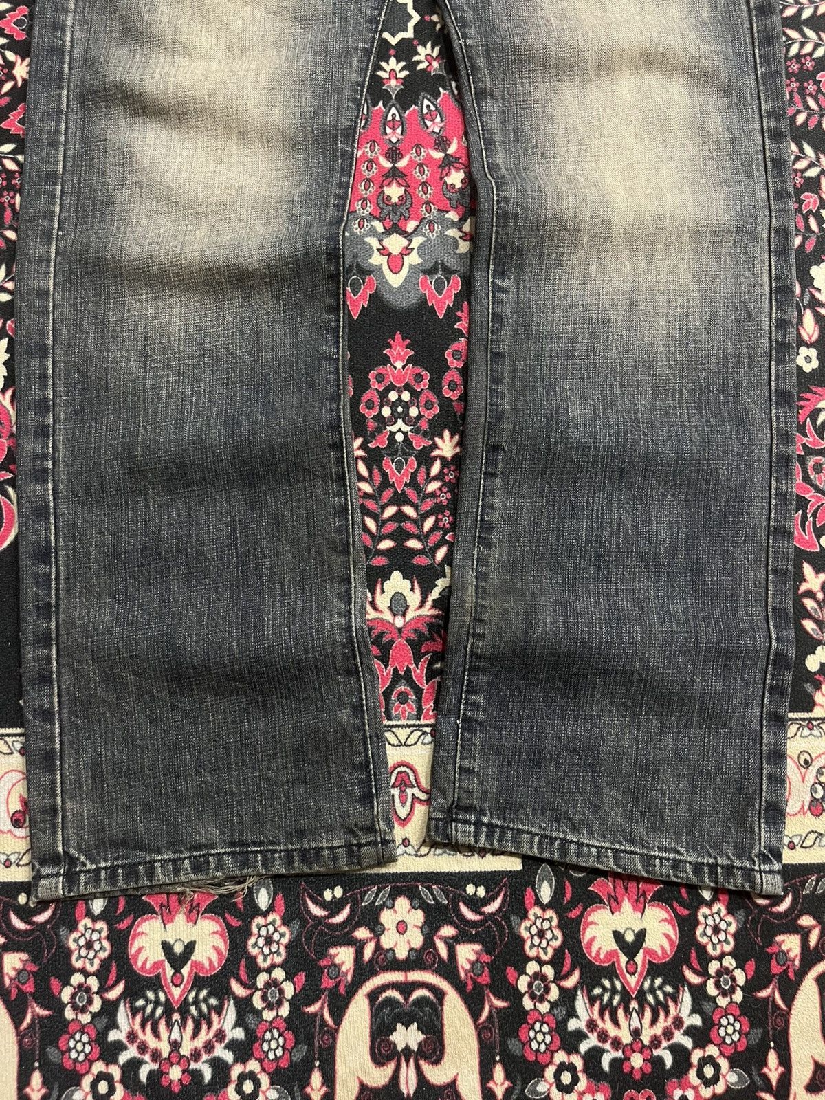 Von Dutch ⚡️Grunge⚡️Vintage Von Dutch Embroidery Patch Black Faded Jeans Size US 34 / EU 50 - 11 Thumbnail