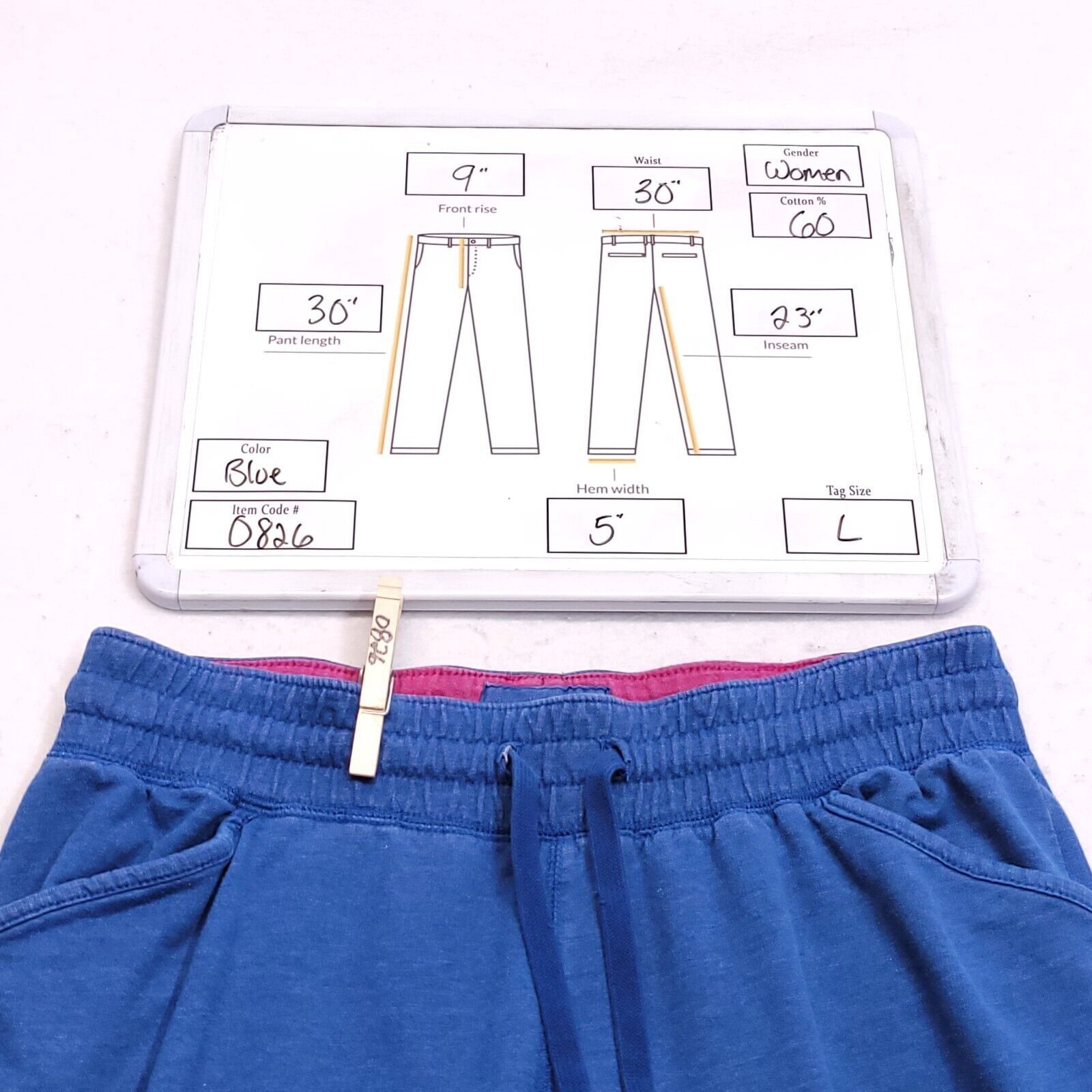 Arizona Jean Co. Arizona Athletic Workout Pants Womens Size Large L Blue Pink Size 30" / US 8 / IT 44 - 8 Thumbnail