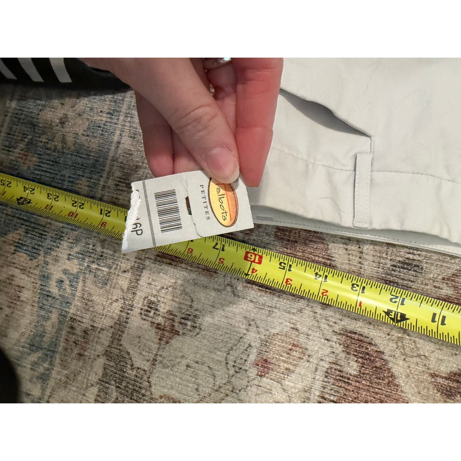 Talbots Talbots NWT Khaki Tan Straight Leg Cotton Blend Pants Sz 16P Size 38" / US 16 / IT 52 - 4 Thumbnail