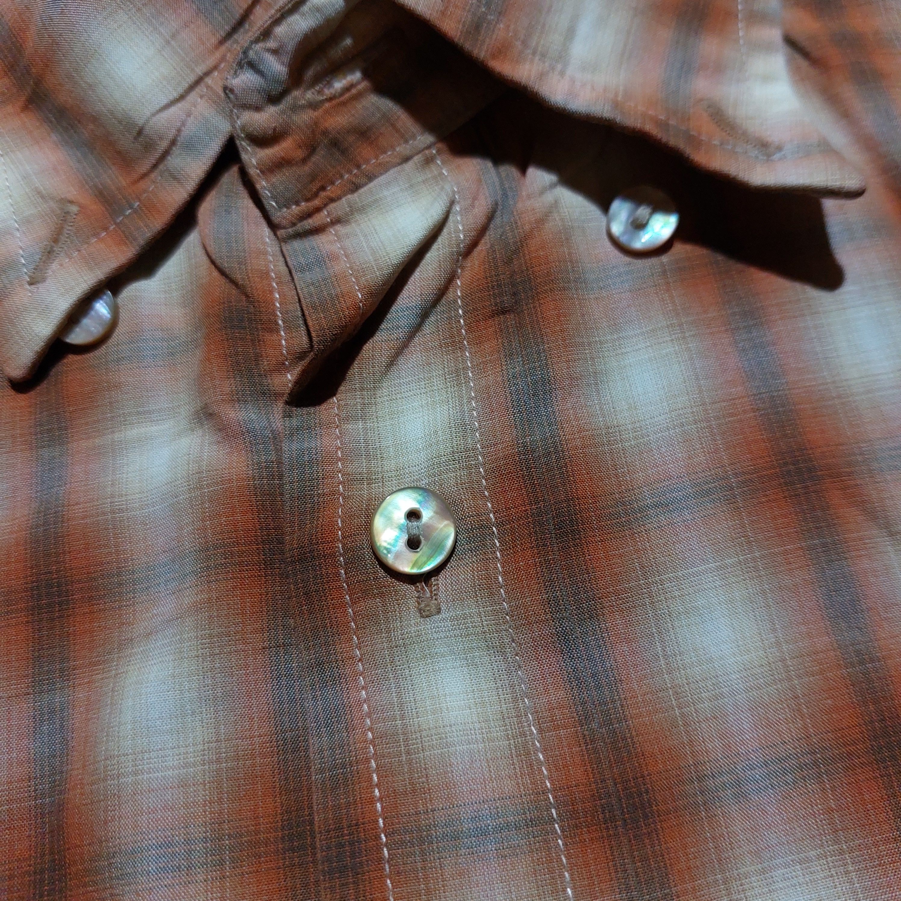 Katharine Hamnett London Katharine Hamnett orange checkered L/s shirt Size US M / EU 48-50 / 2 - 6 Thumbnail