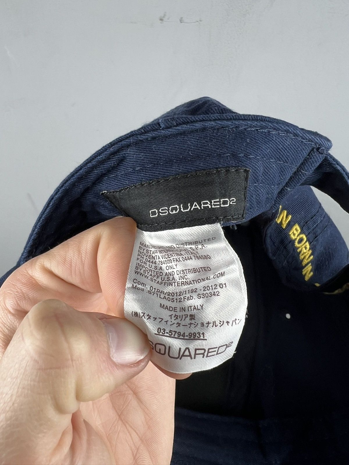 Dsquared2 Dsquared2 Hat Trucker Cup Blue Size ONE SIZE - 11 Thumbnail