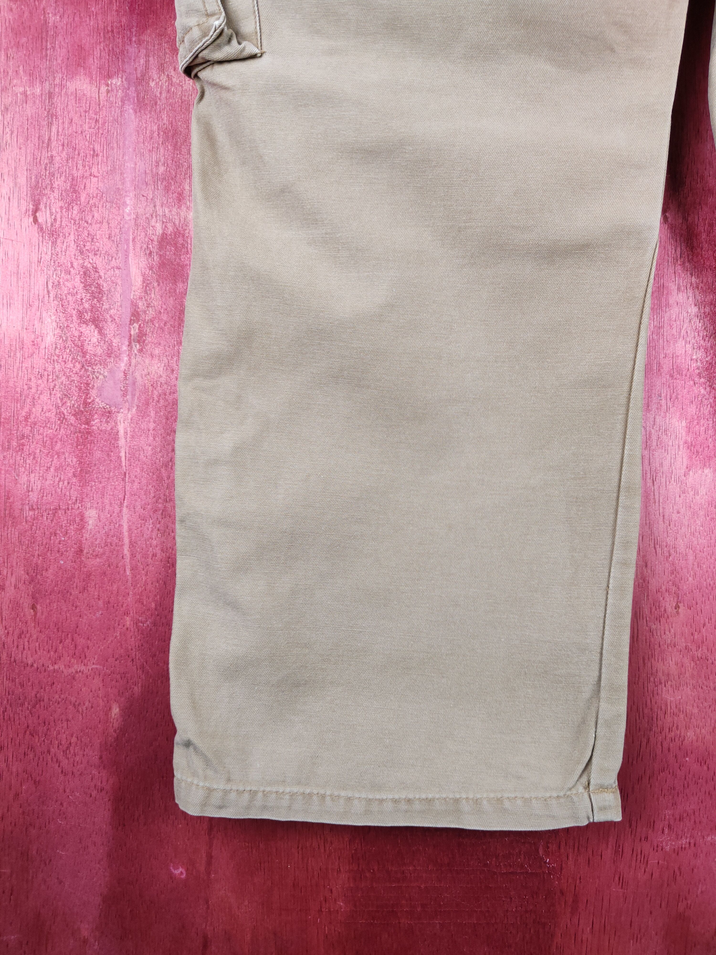 Japanese Brand Six-Star Beige Multipocket Tactical Cargo Pants #S1258 Size US 31 - 11 Thumbnail