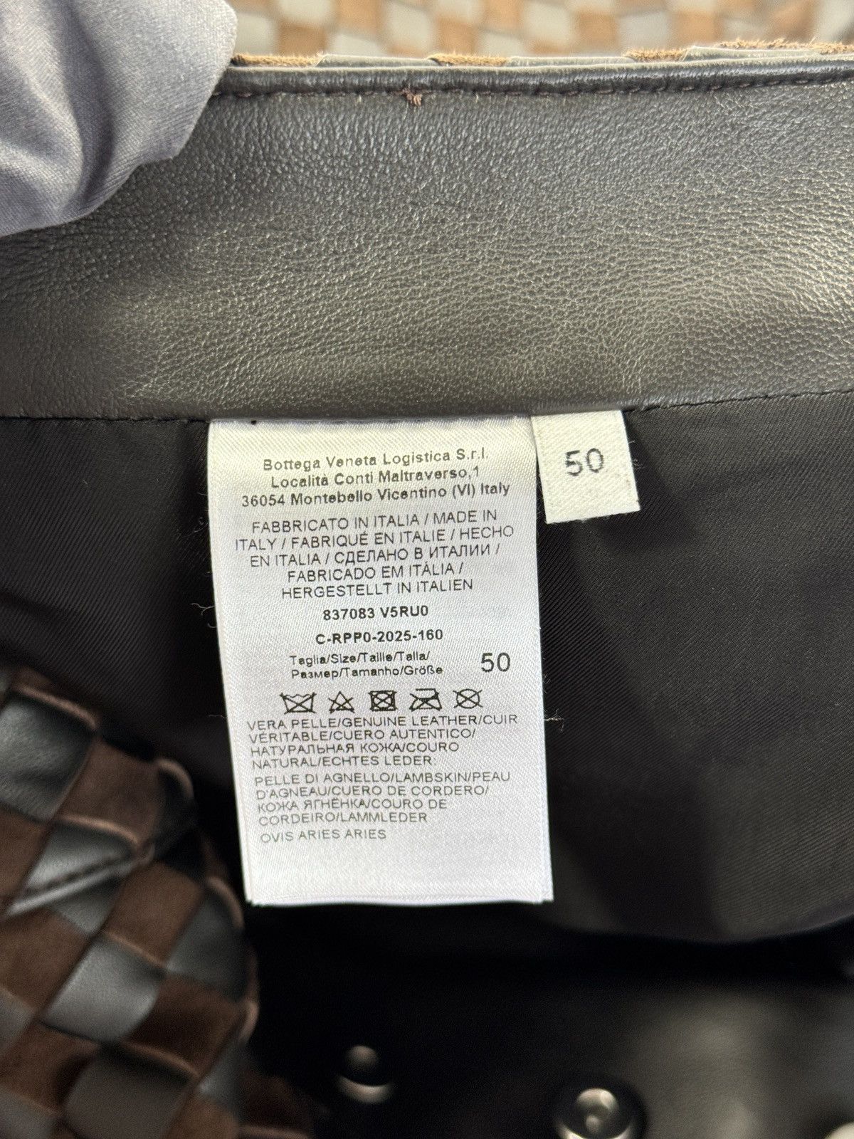 Bottega Veneta MIX SUEDE INTRECCIATO TROUSERS Size US 34 / EU 50 - 5 Thumbnail