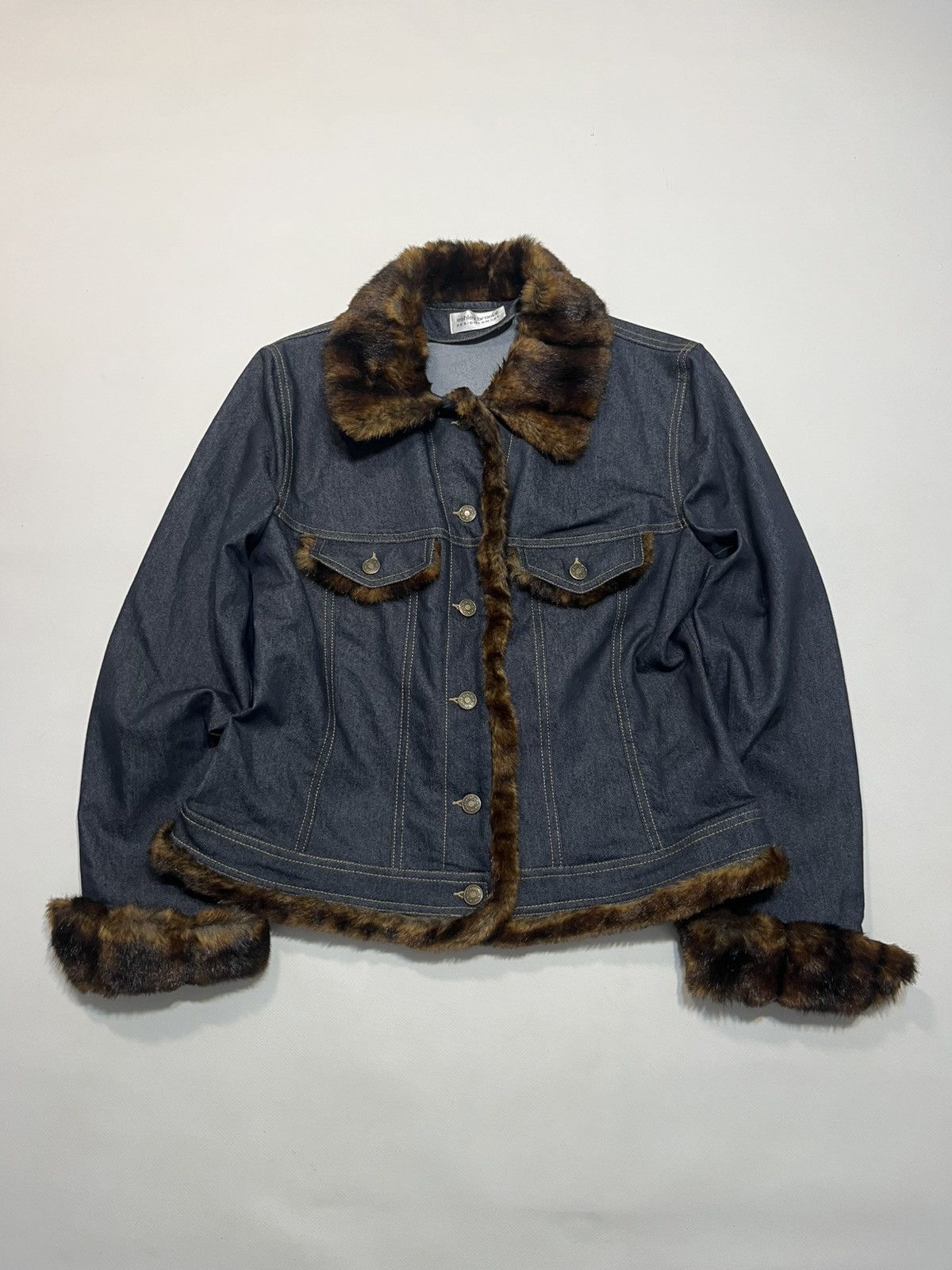 If Six Was Nine Miss Sixty Y2K Fur Jacket ifsixwasnine LGB styled Japan Size L / US 10 / IT 46 - 1 Thumbnail