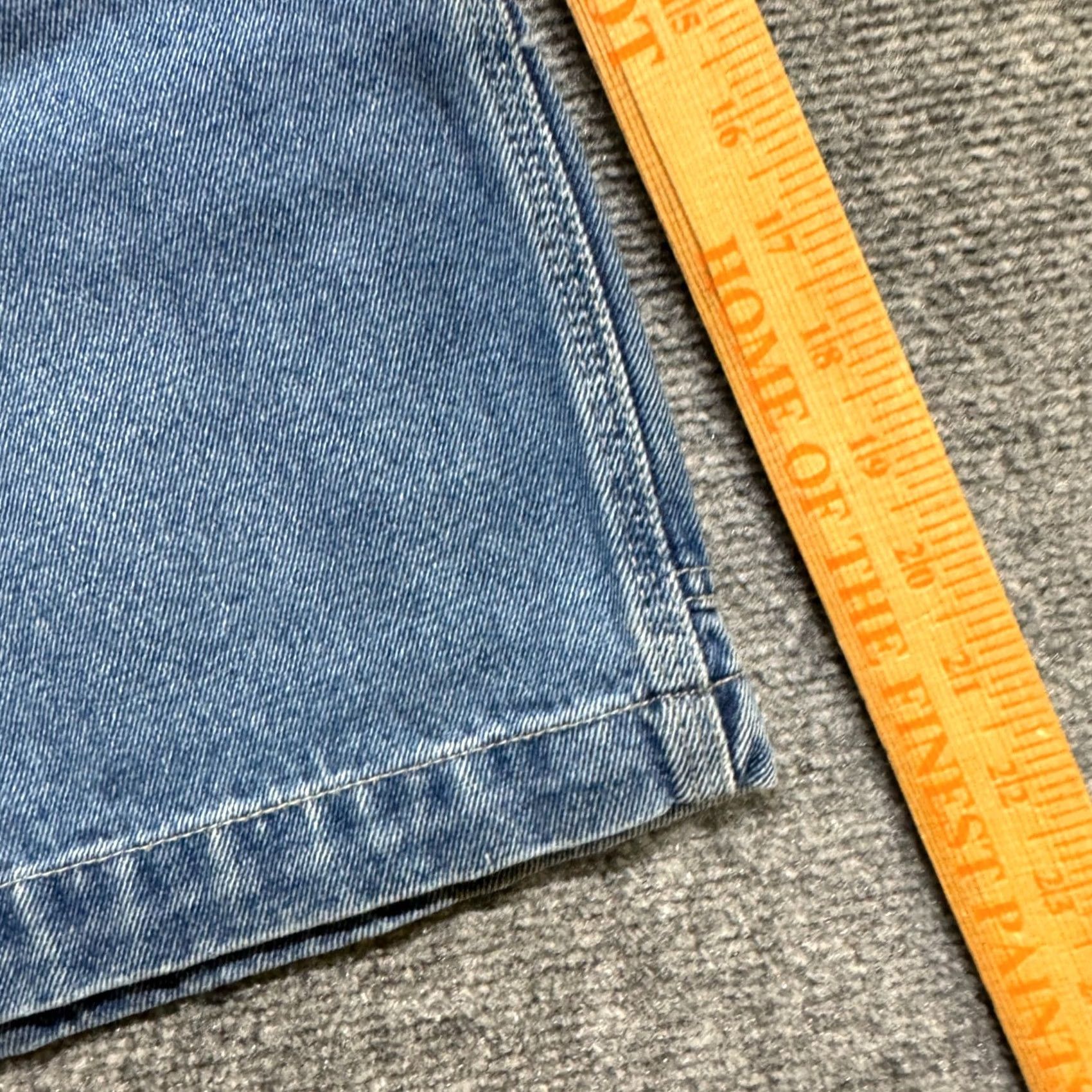 Denime VINTAGE Route 66 Jean Shorts Men 40 Denim Blue Wide Leg Carpenter 90s Y2K Mens Size US 40 / EU 56 - 6 Thumbnail