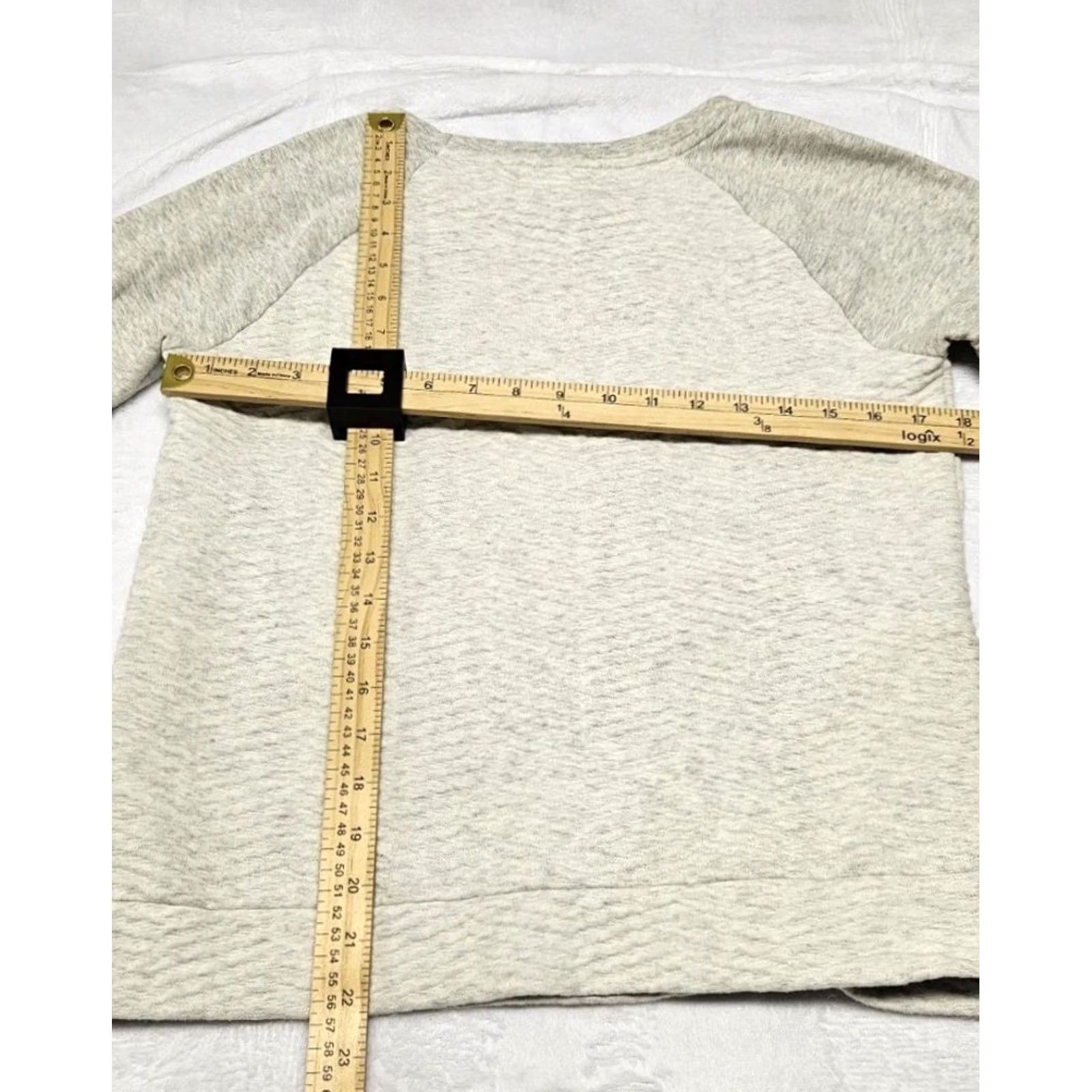 Liz Claiborne Liz Claiborne Women's Small Gray Knit Pullover Top Long Sleeve Sweater Size S / US 4 / IT 40 - 5 Thumbnail