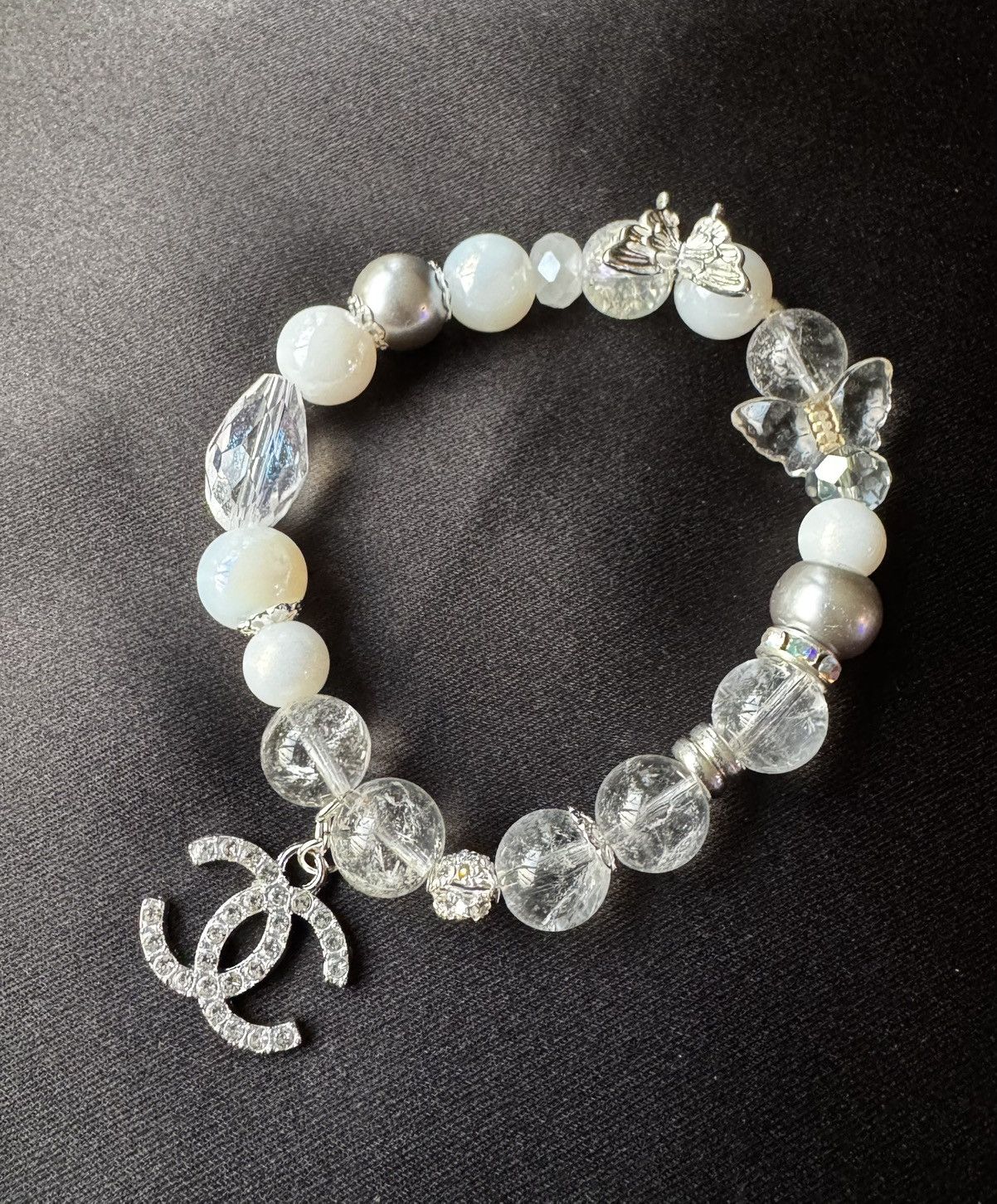 Handmade Clear Quartz Bracelet Size ONE SIZE - 1 Thumbnail