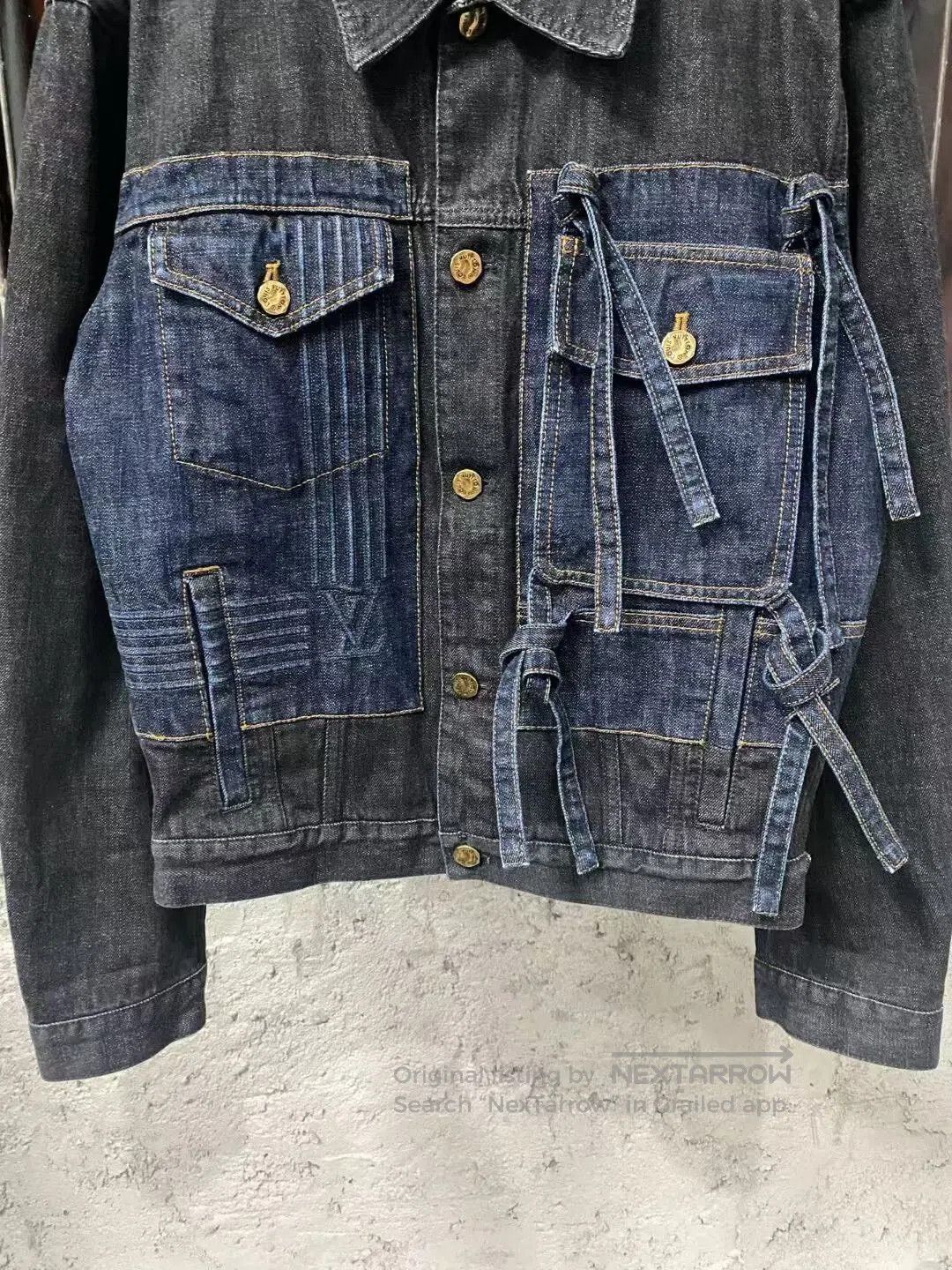 Louis Vuitton louis vuitton butterfly denim jacket. Size XL / US 12-14 / IT 48-50 - 4 Thumbnail