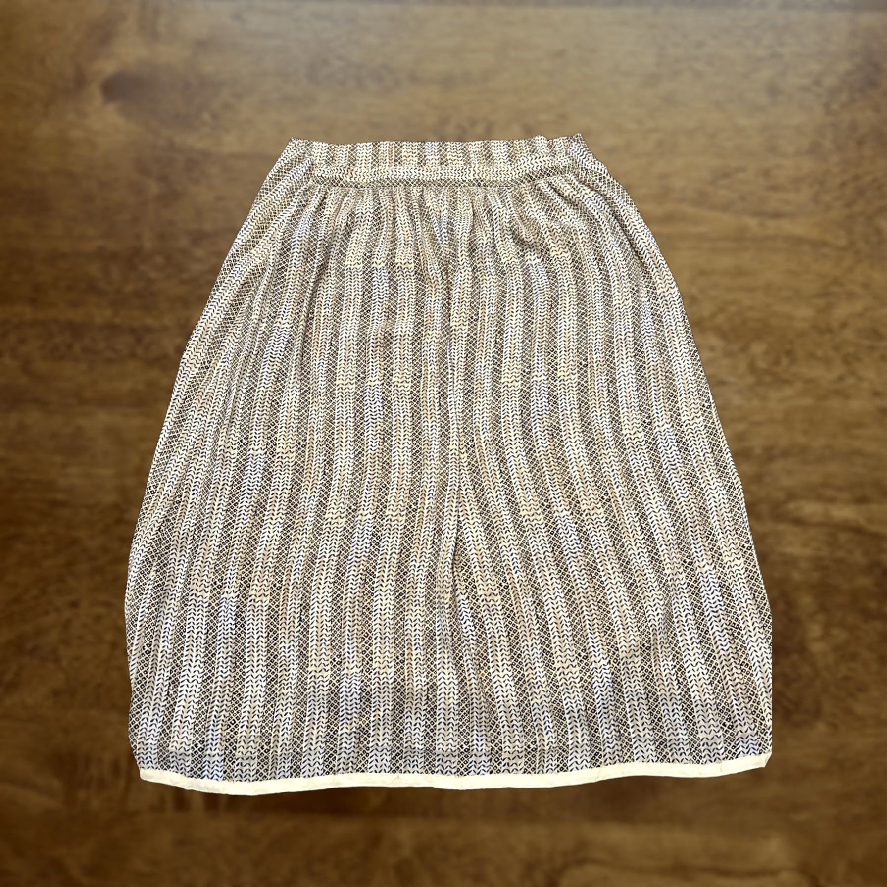 Vintage VTG Ship N Shore Skirt Womens L Polyester A Line A33 Size 36" / US 14 / IT 50 - 1 Thumbnail