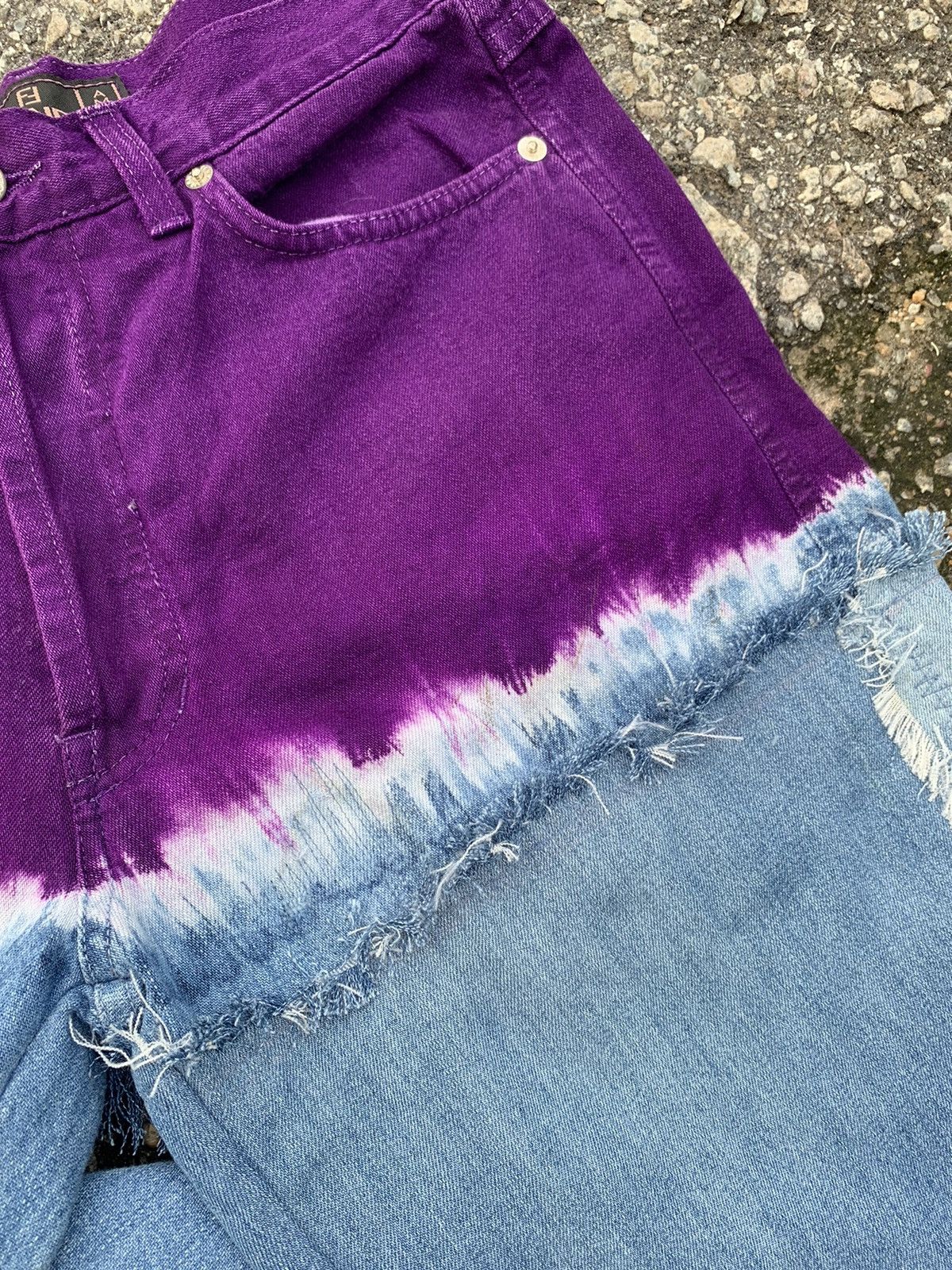 Fendi FENDI TIE DYE DENIM JEANS Size 29" - 7 Thumbnail