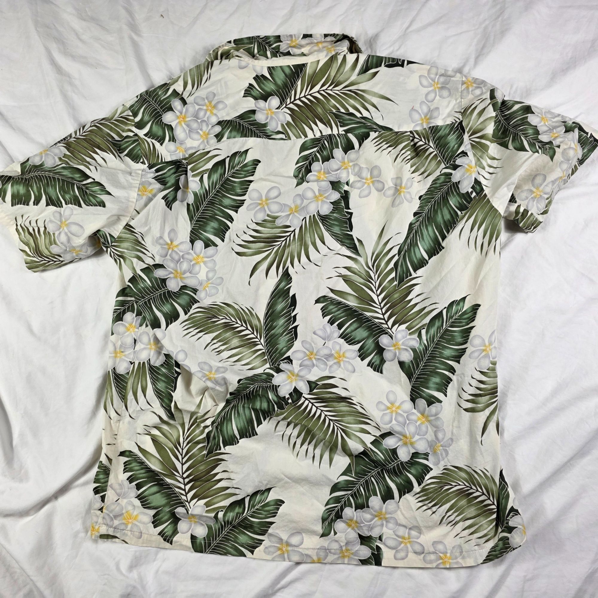 Pacific Legend Vintage Pacific Legend Mens Size XL White Hawaiian Shirt Pal Size US XL / EU 56 / 4 - 2 Thumbnail