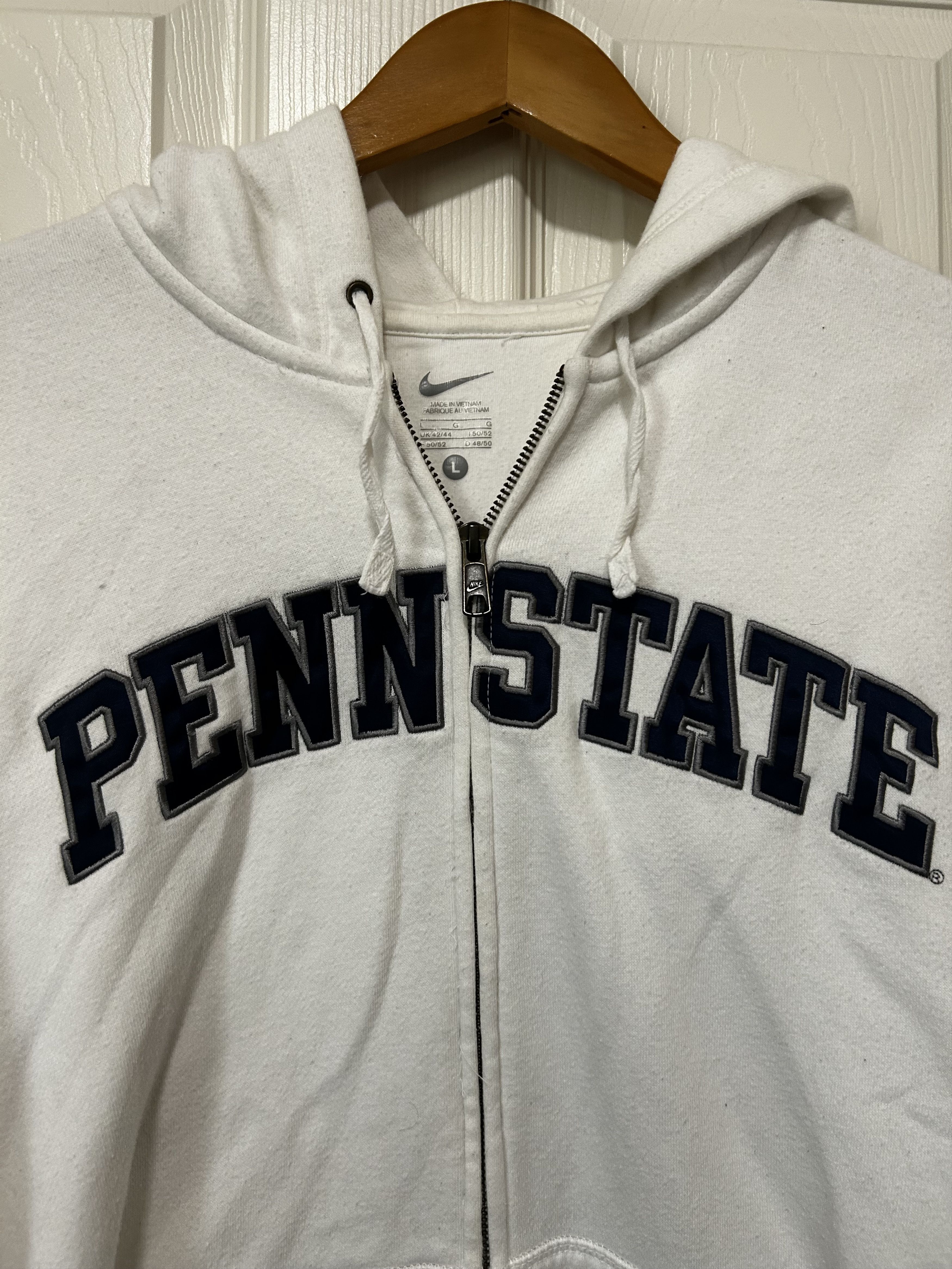 Nike Nike Penn State Nittany Lions Full Zip Sweatshirt Y2K L Size US L / EU 52-54 / 3 - 2 Thumbnail