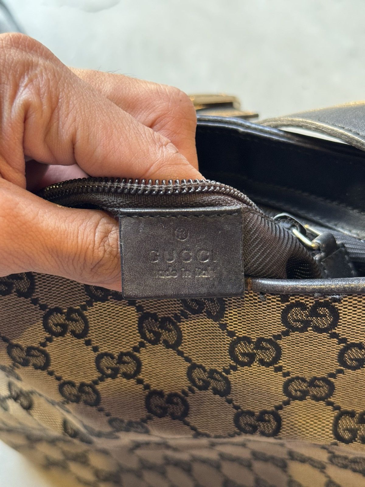 Gucci GUCCI GG Canvas Shoulder Bag Beige Size ONE SIZE - 7 Thumbnail