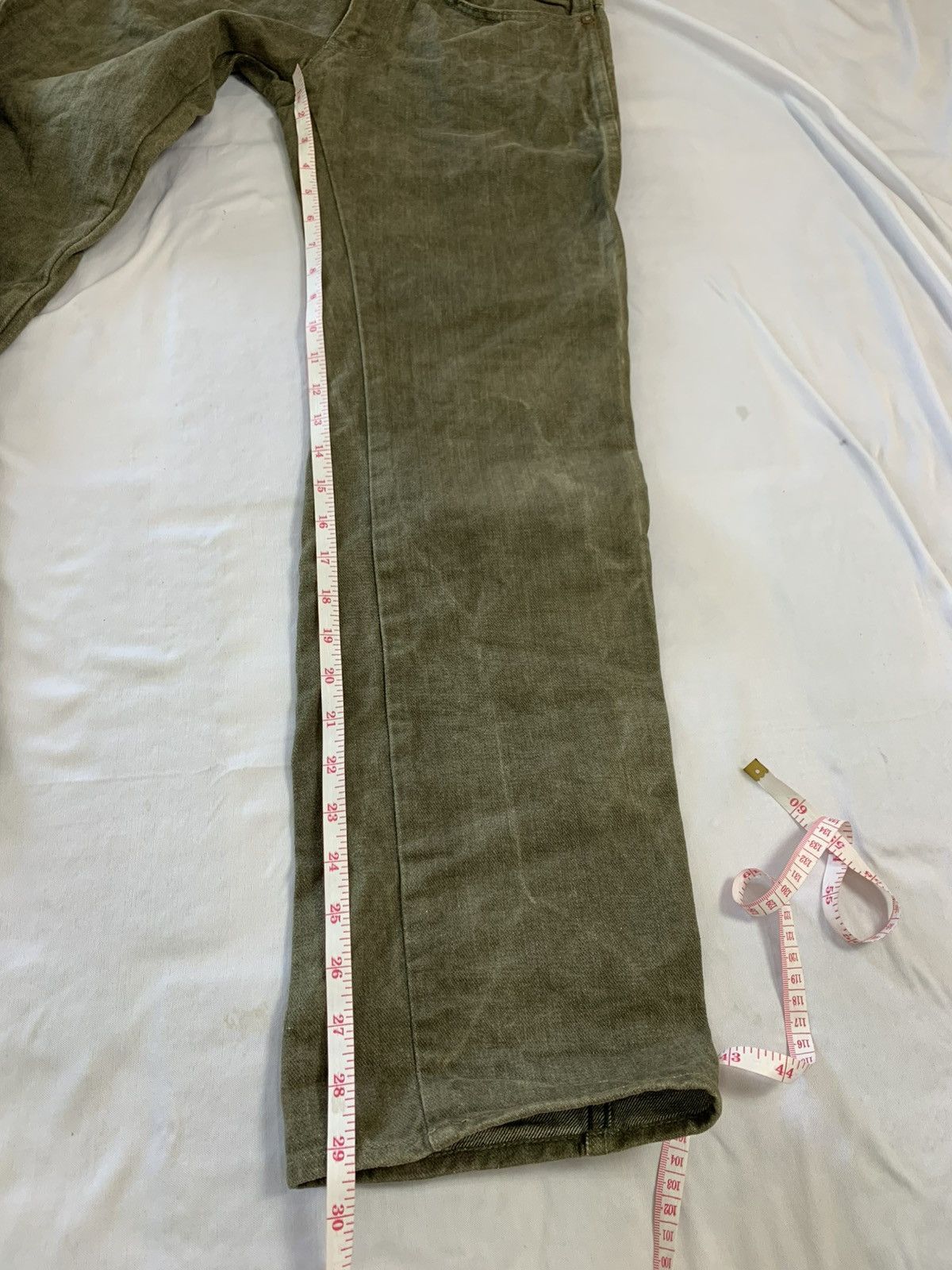 Vintage Very rare canton jeans scrubdenim saltydog sanforized Size US 27 - 15 Thumbnail