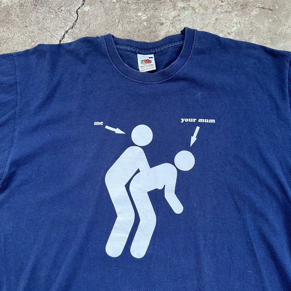 Other Fuck your Moms Quote Humor Graphic Tee Size US M / EU 48-50 / 2 - 5 Thumbnail
