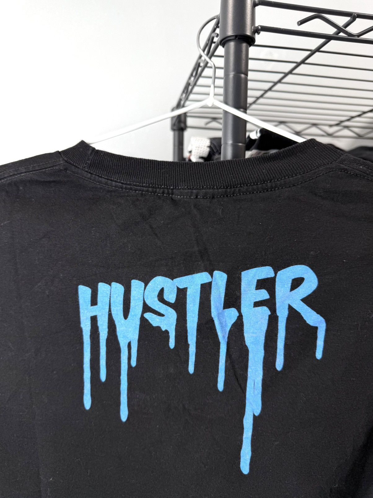Rap Tees Vintage Hustler Naked Sexy Girl Rap Hip Hop TShirt Porn Star Size US L / EU 52-54 / 3 - 6 Thumbnail