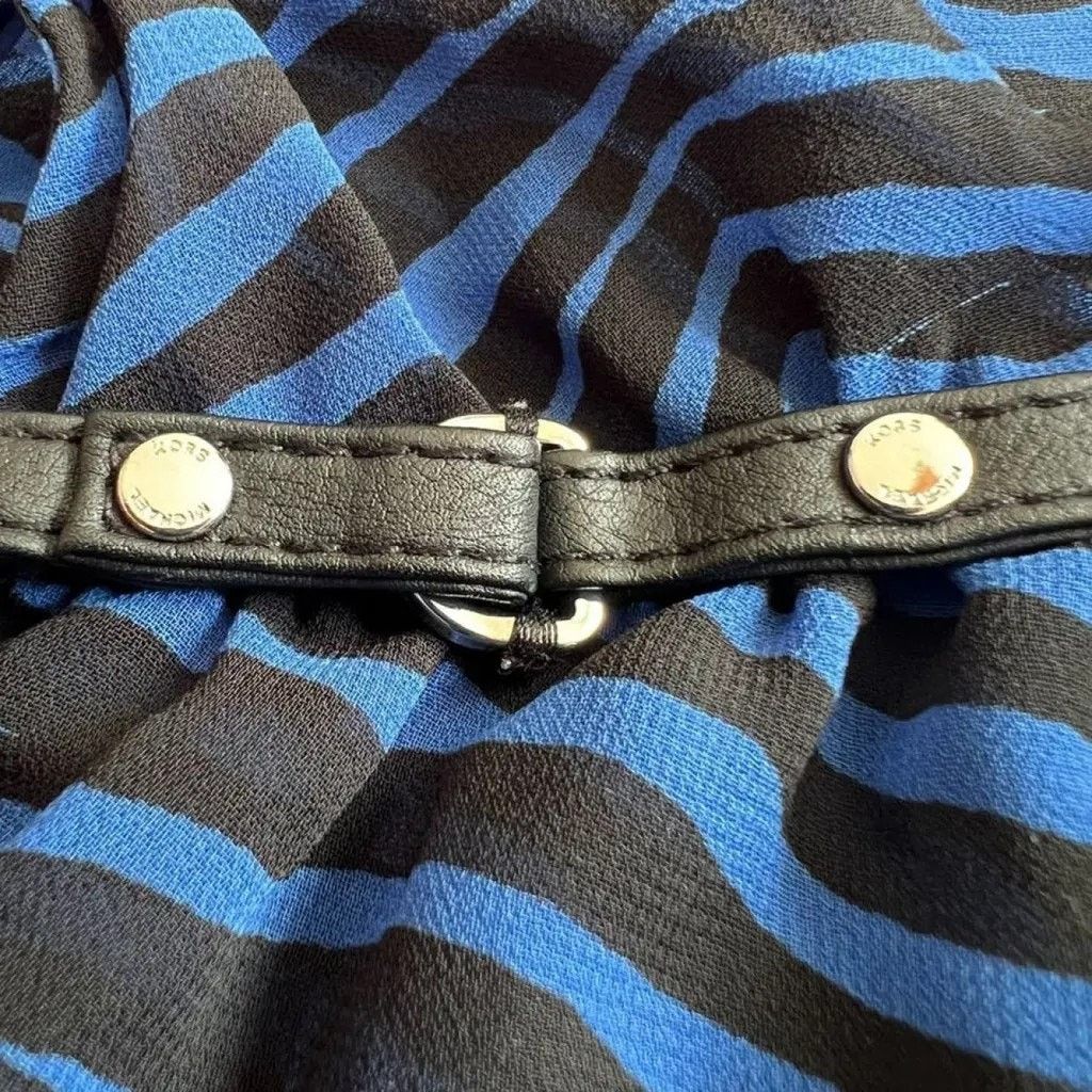 Michael Kors Michael Kors Blue Black Stripes Sleeveless Top, S Size S / US 4 / IT 40 - 4 Thumbnail