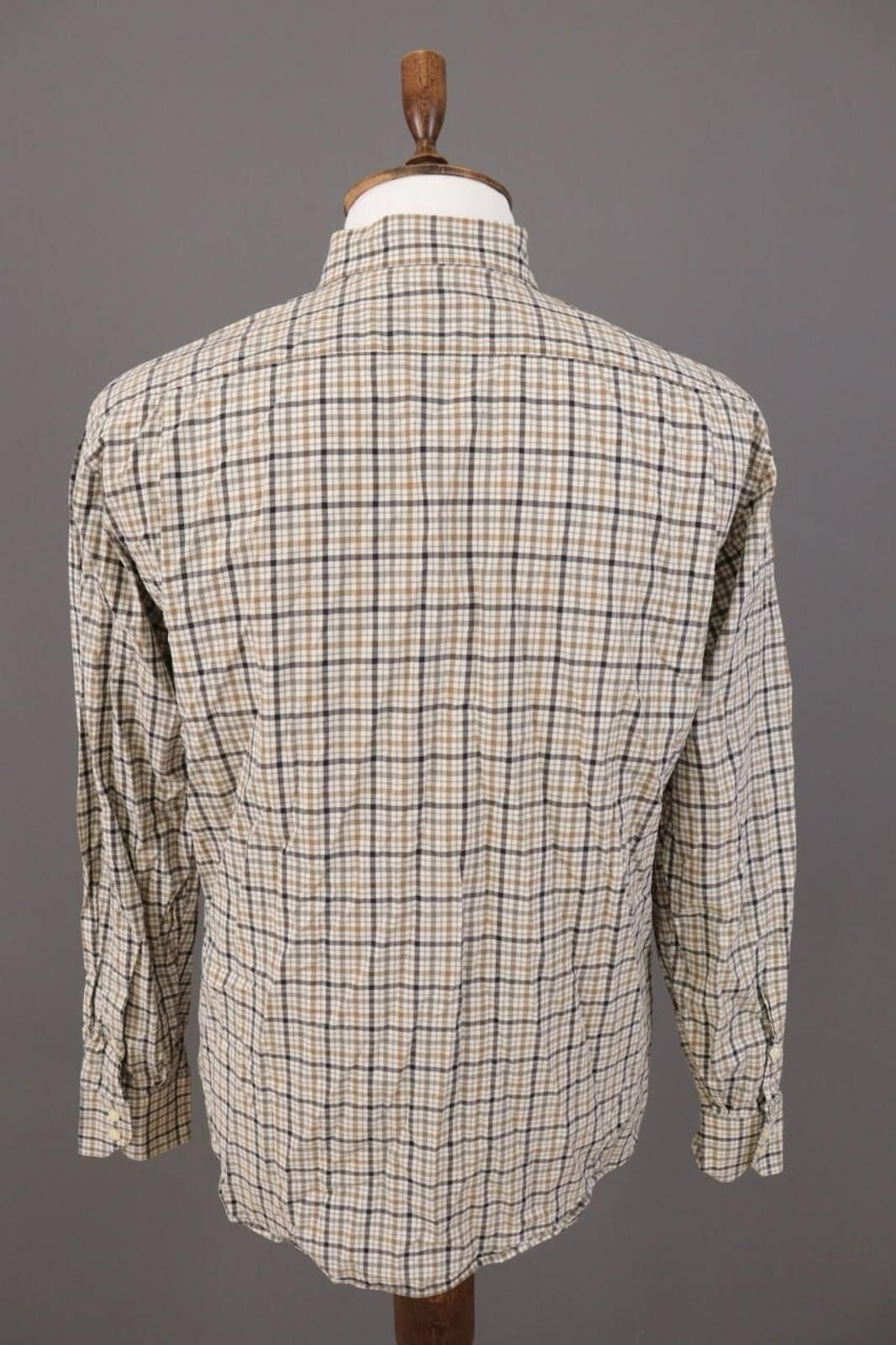 Designer Van Laack Royal Multicolor Check Button Down Shirt Size L Size US L / EU 52-54 / 3 - 8 Thumbnail