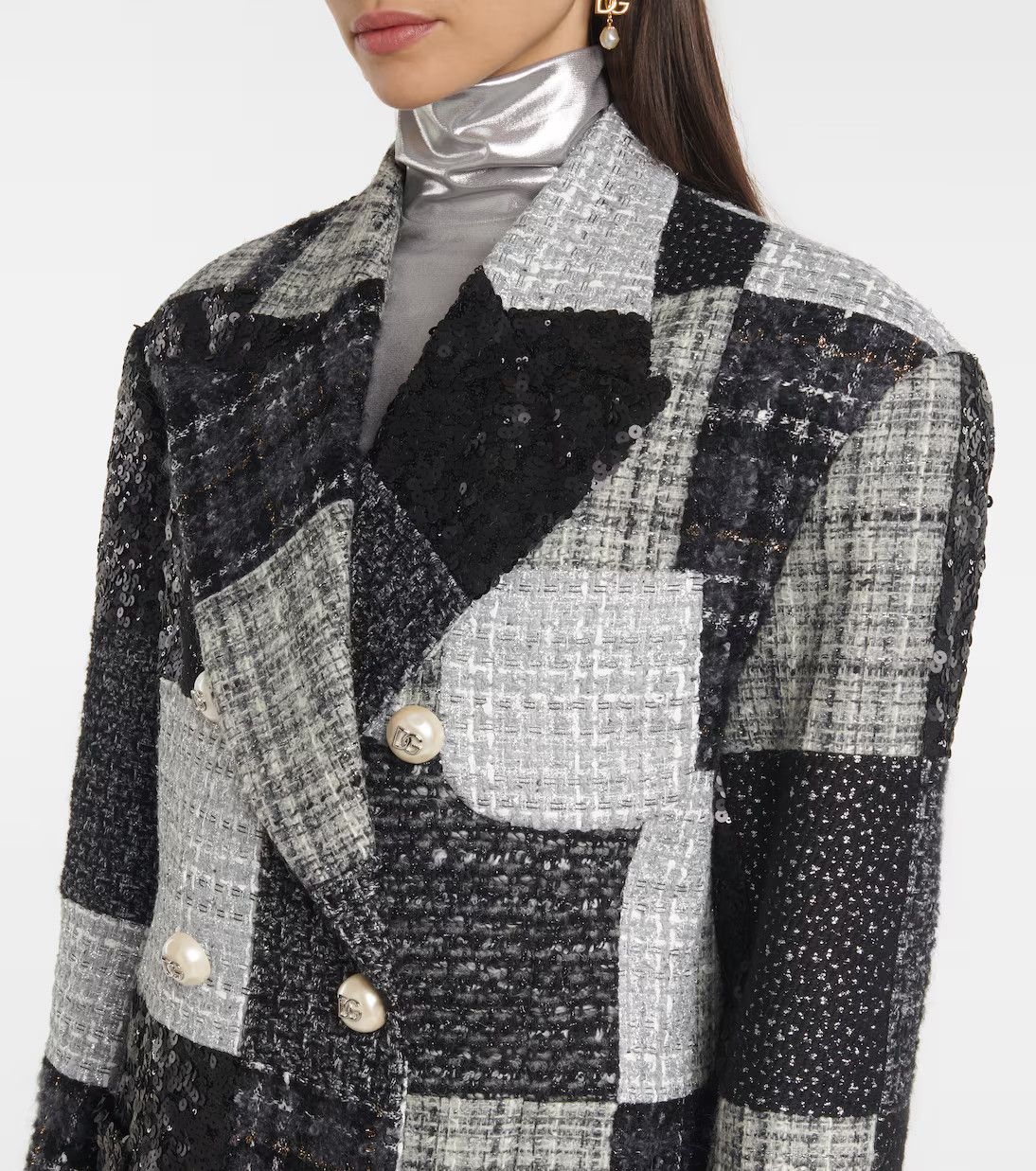Dolce & Gabbana o1y0825 Coat in Multicolor Size M / US 6-8 / IT 42-44 - 4 Thumbnail