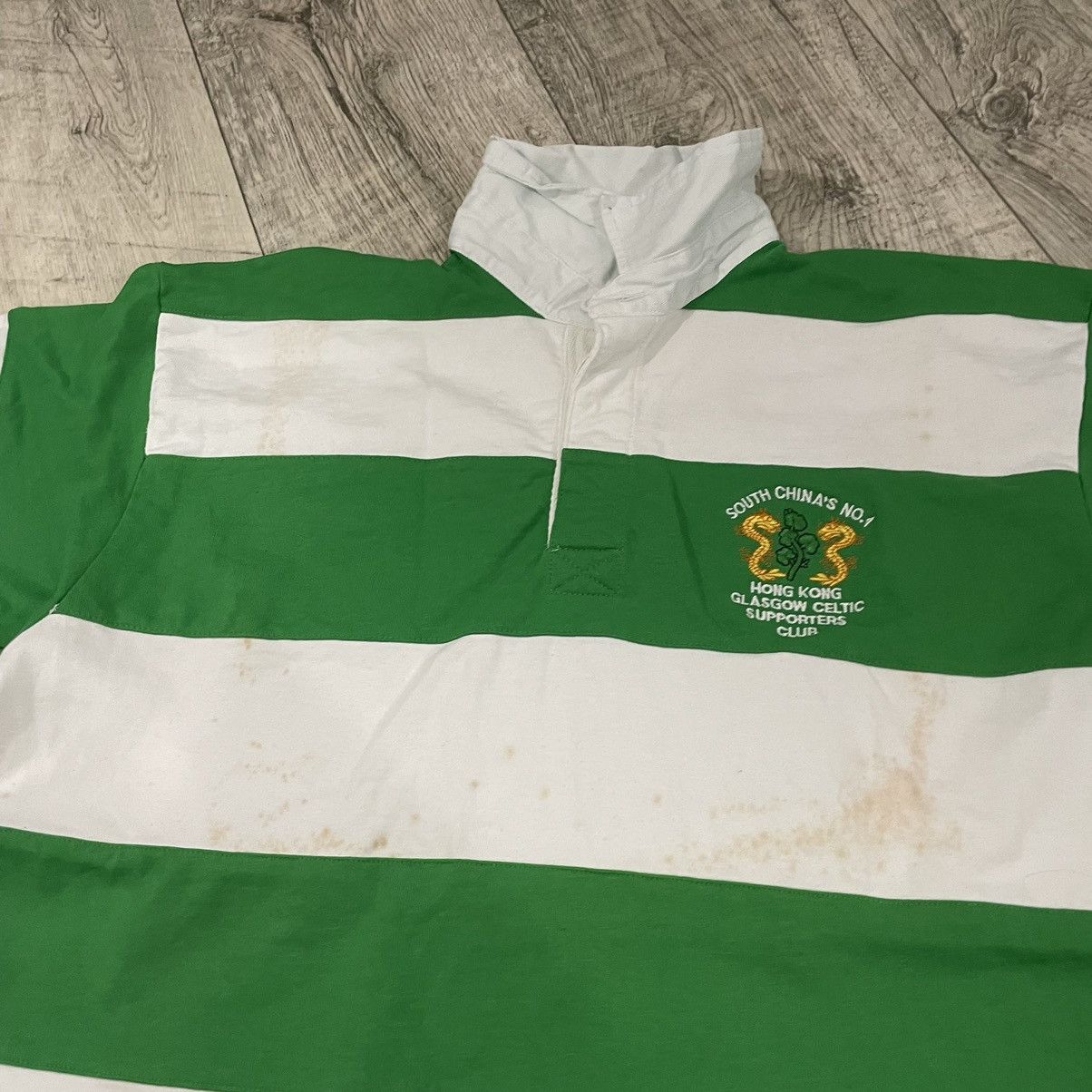 Vintage Vintage South China hong kong celtic tee rugby Jersey Shirt Size US L / EU 52-54 / 3 - 3 Thumbnail