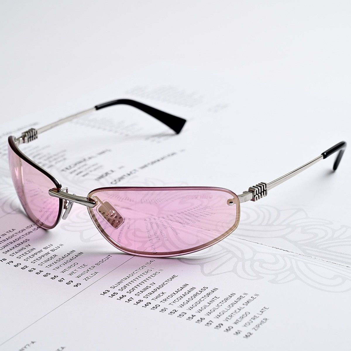 Miu Miu MIU MIU 0MU A50S SUNGLASSES Size ONE SIZE - 2 Thumbnail