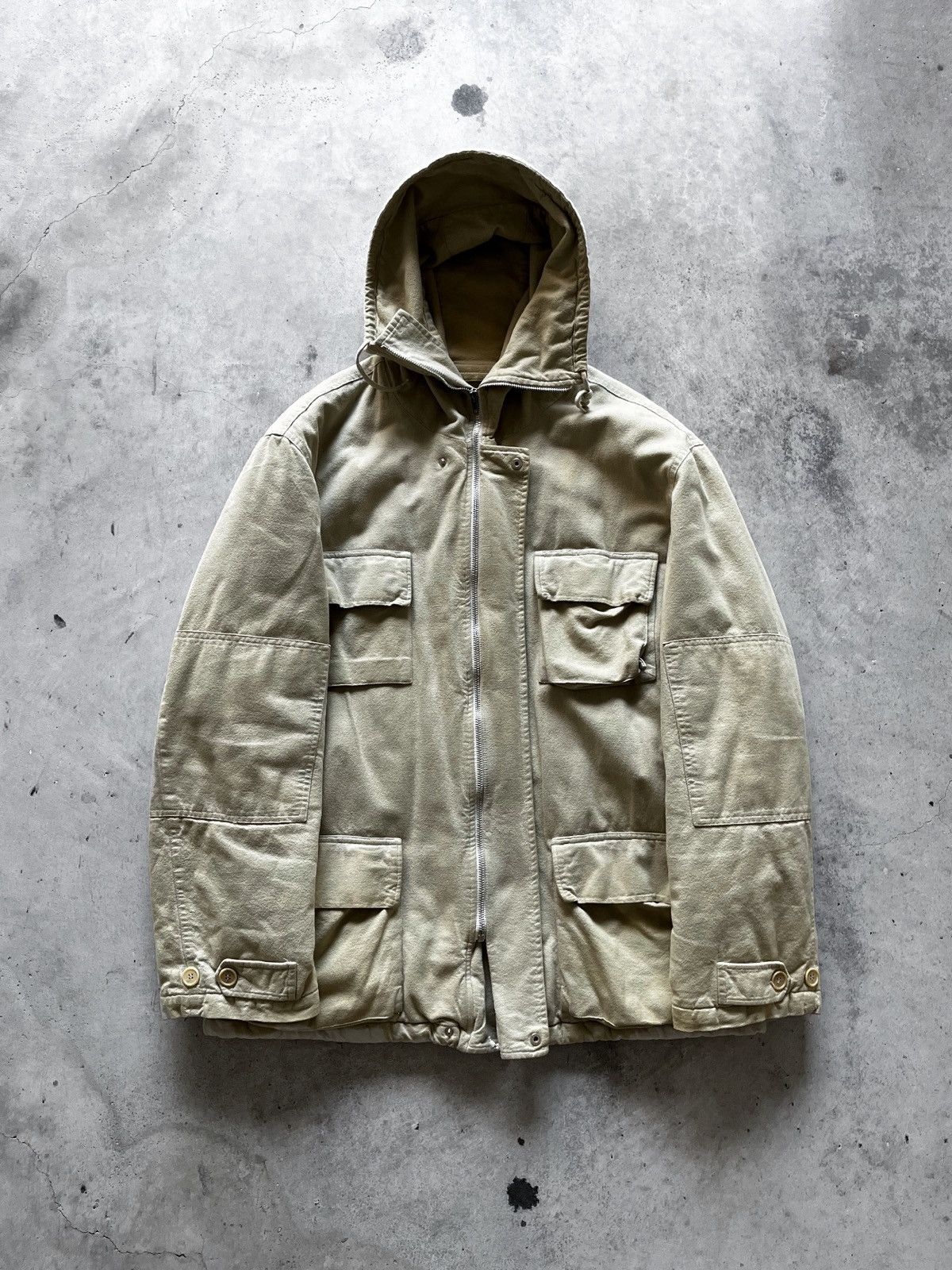 image of Helmut Lang M65 Storm-Jacket in Beige, Men's (Size XL)