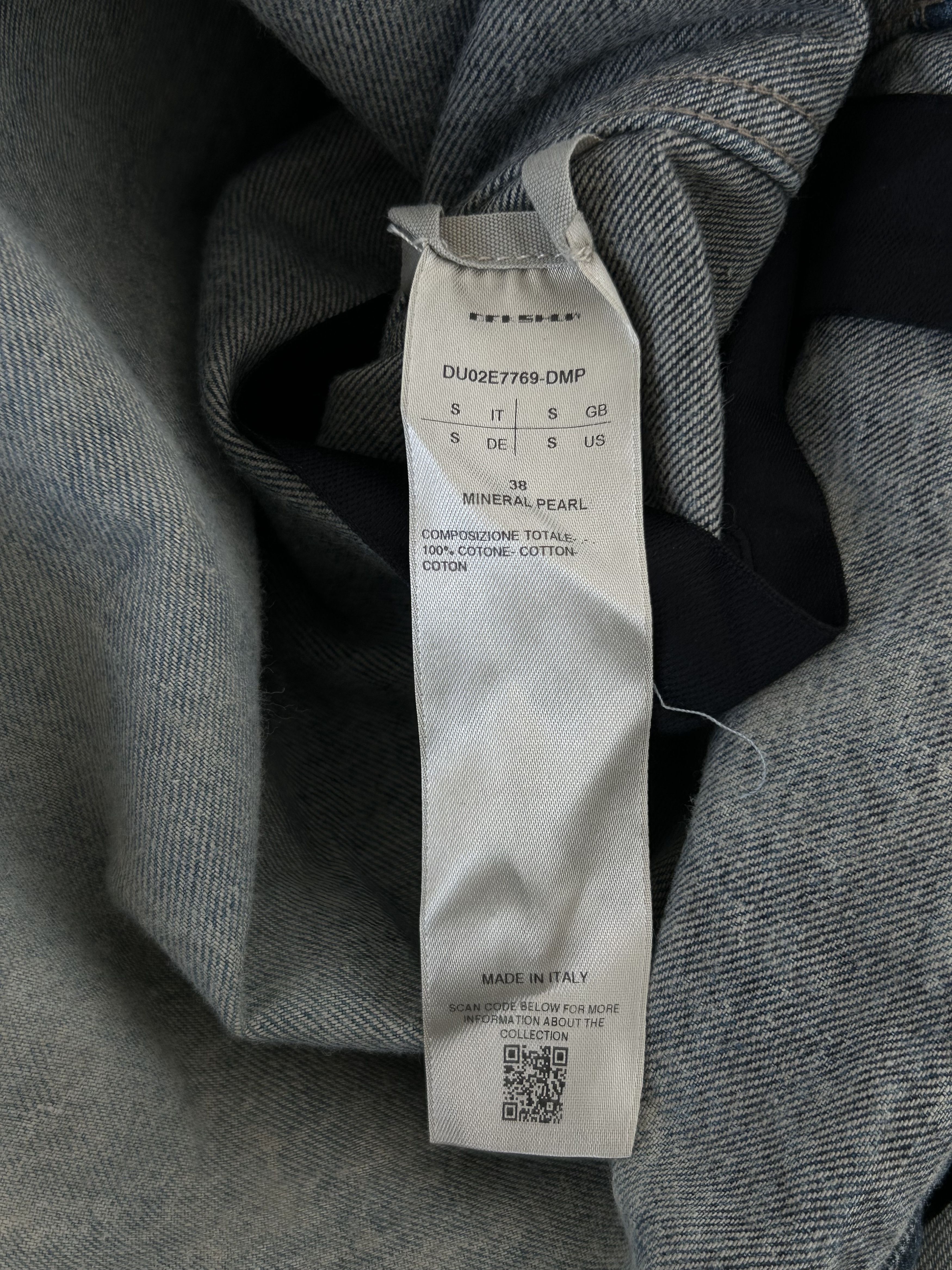 Rick Owens Rick Owens Blue Denim Button Up Overshirt Size US S / EU 44-46 / 1 - 3 Thumbnail