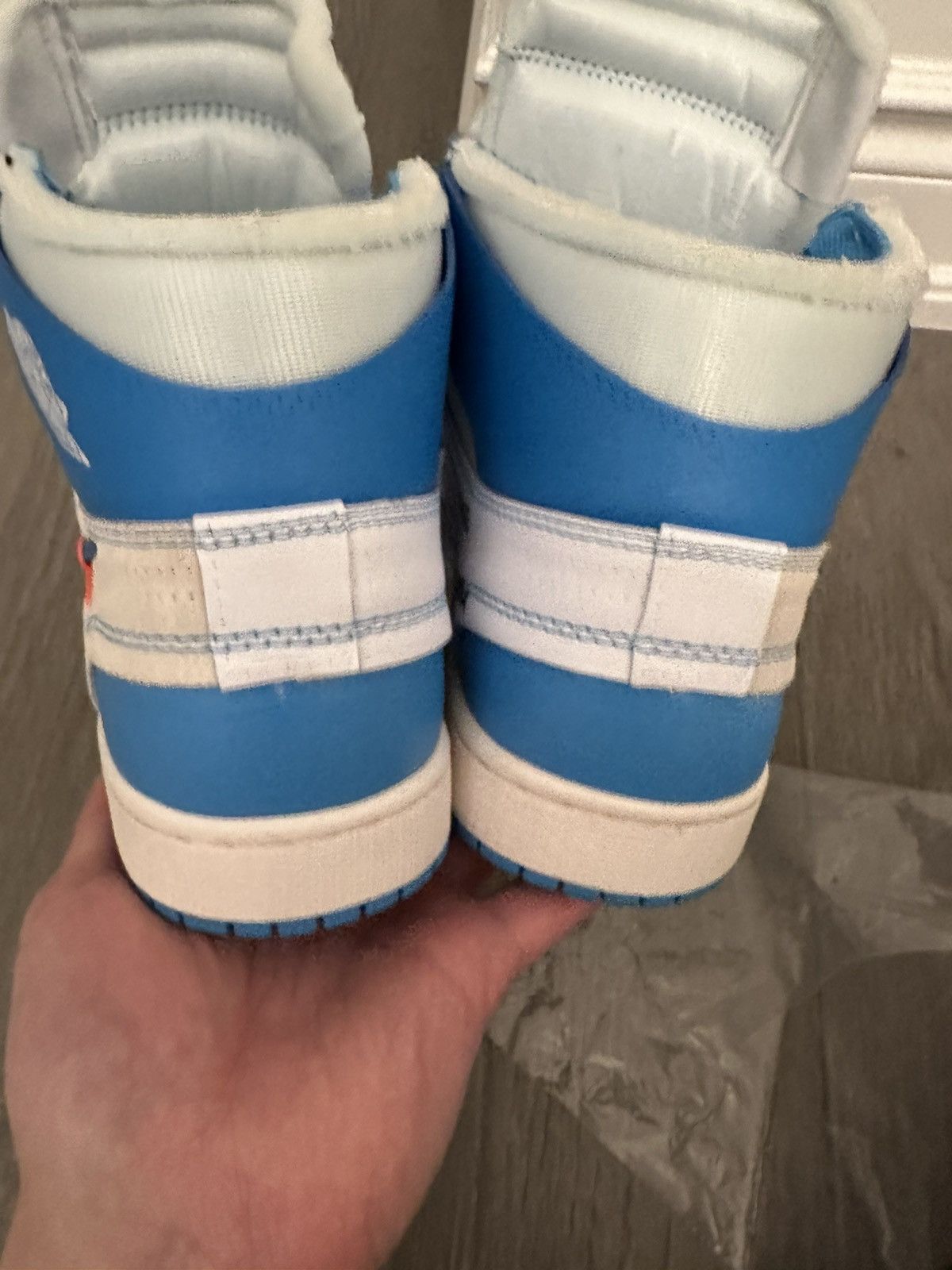 Nike × Off-White Nike X Off White Air Jordan 1 UNC Size US 9 / EU 42 - 14 Thumbnail